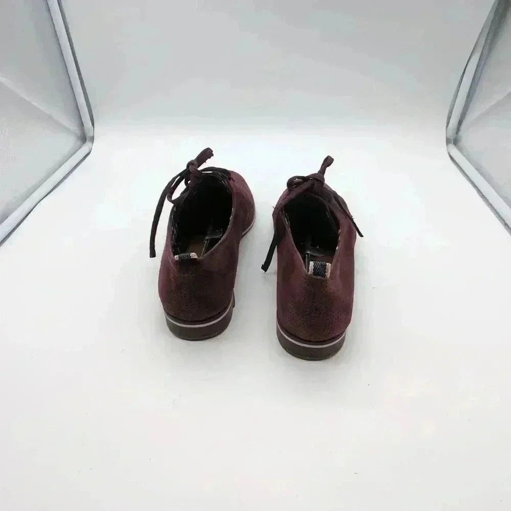Designer Ellen DeGeneres Maroon Merlot ED Oxford lace up shoes sz 7.5 Size US 7.5 / IT 37.5 - 4 Thumbnail