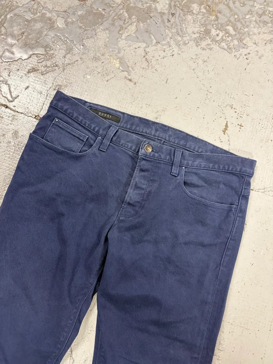 Gucci SS2009 Gucci Navy Slim Denim Jeans Size US 32 / EU 48 - 5 Thumbnail