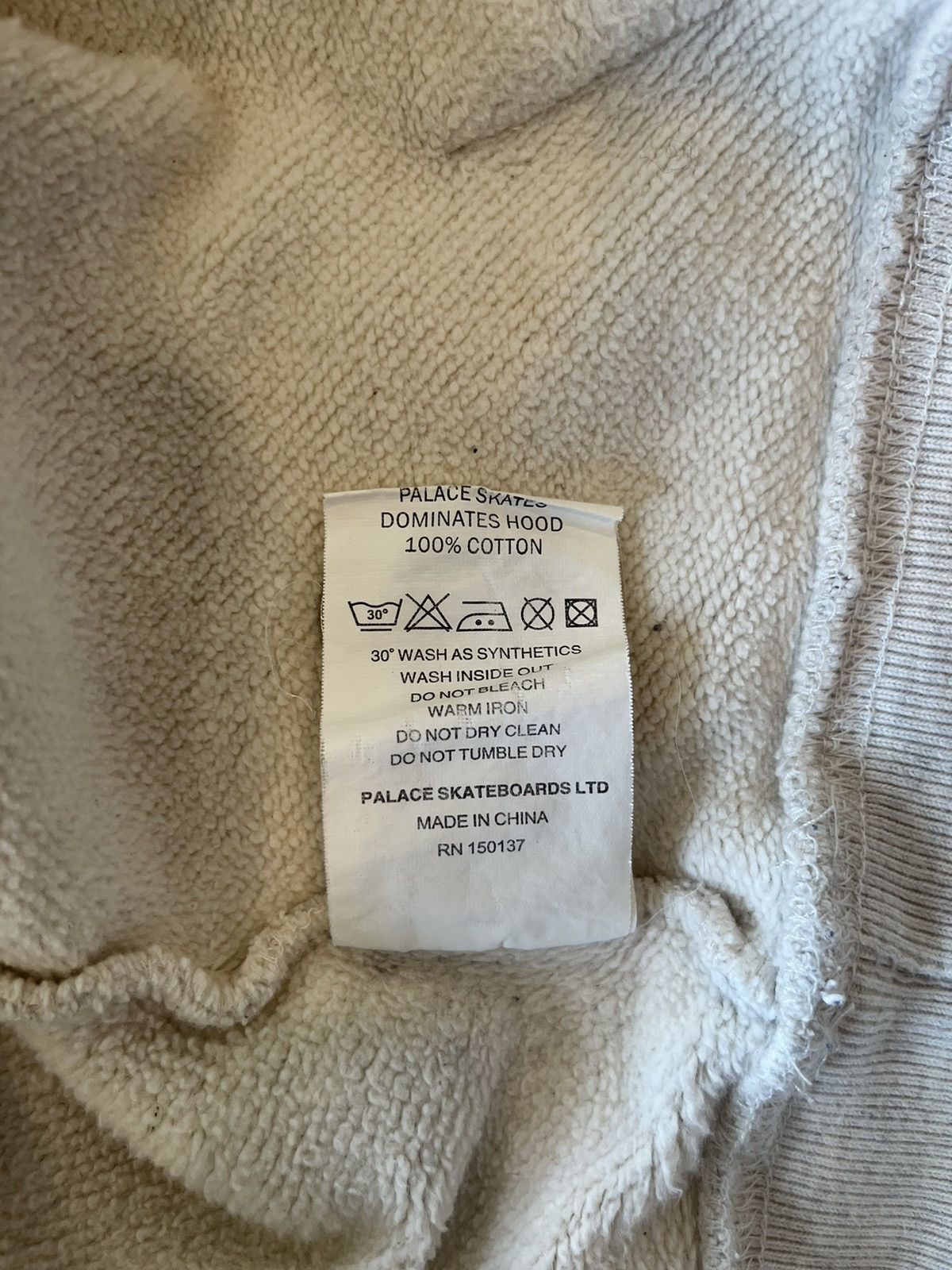 Palace Palace cream hoodie Size US S / EU 44-46 / 1 - 7 Thumbnail