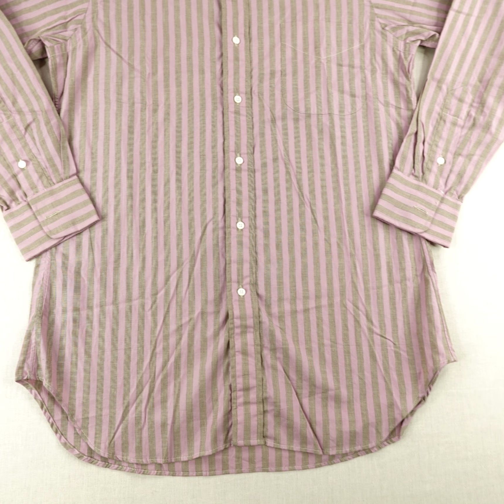 Vintage Vintage Gitman Bros Shirt Men Small Pink Stripes Button Up Western Frontier NEW Size US S / EU 44-46 / 1 - 3 Thumbnail