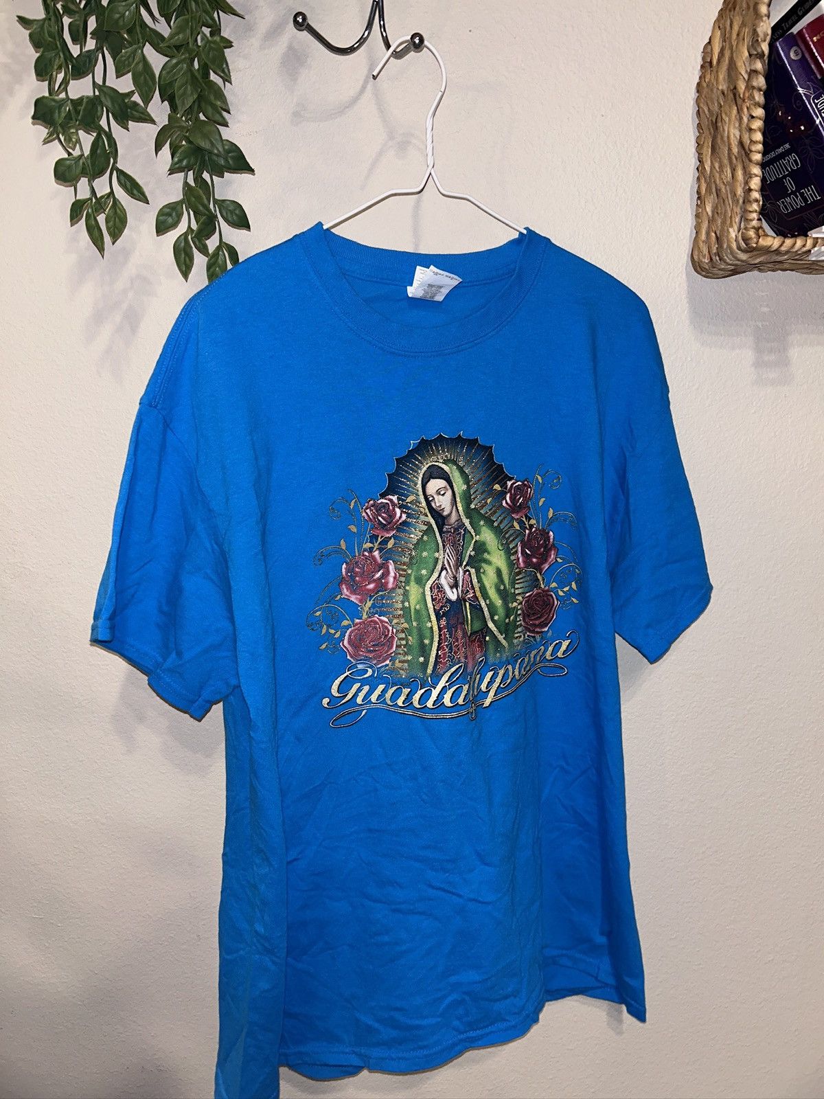 Gildan VIRGEN DE GUADALUPE double side shirt (The Virgin Mary) Size US L / EU 52-54 / 3 - 3 Thumbnail