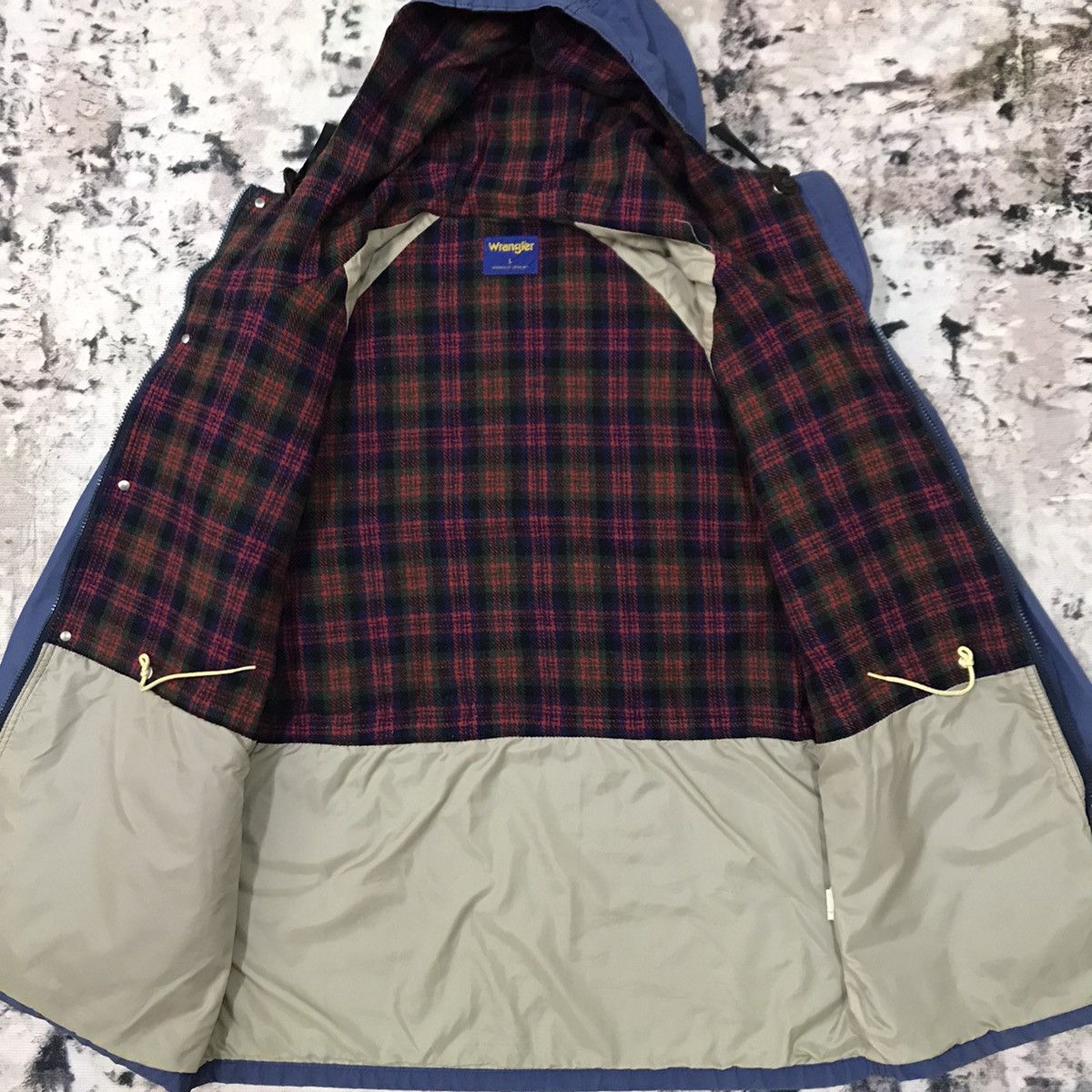 Japanese Brand × Vintage × Wrangler Vintage Wrangler Wool Lined Parka Hunter Jacket Size US L / EU 52-54 / 3 - 5 Thumbnail