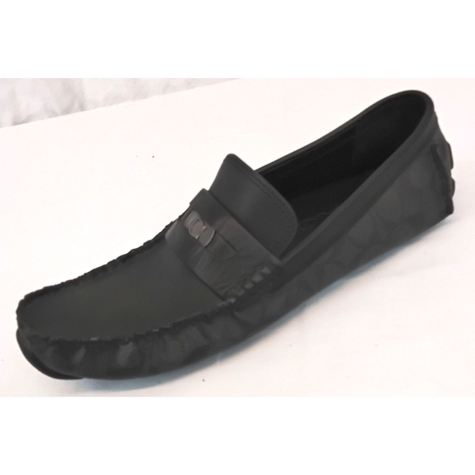 Coach Coach Leather Men's Loafers Black Size 8D Size US 8 / EU 41 - 10 Thumbnail