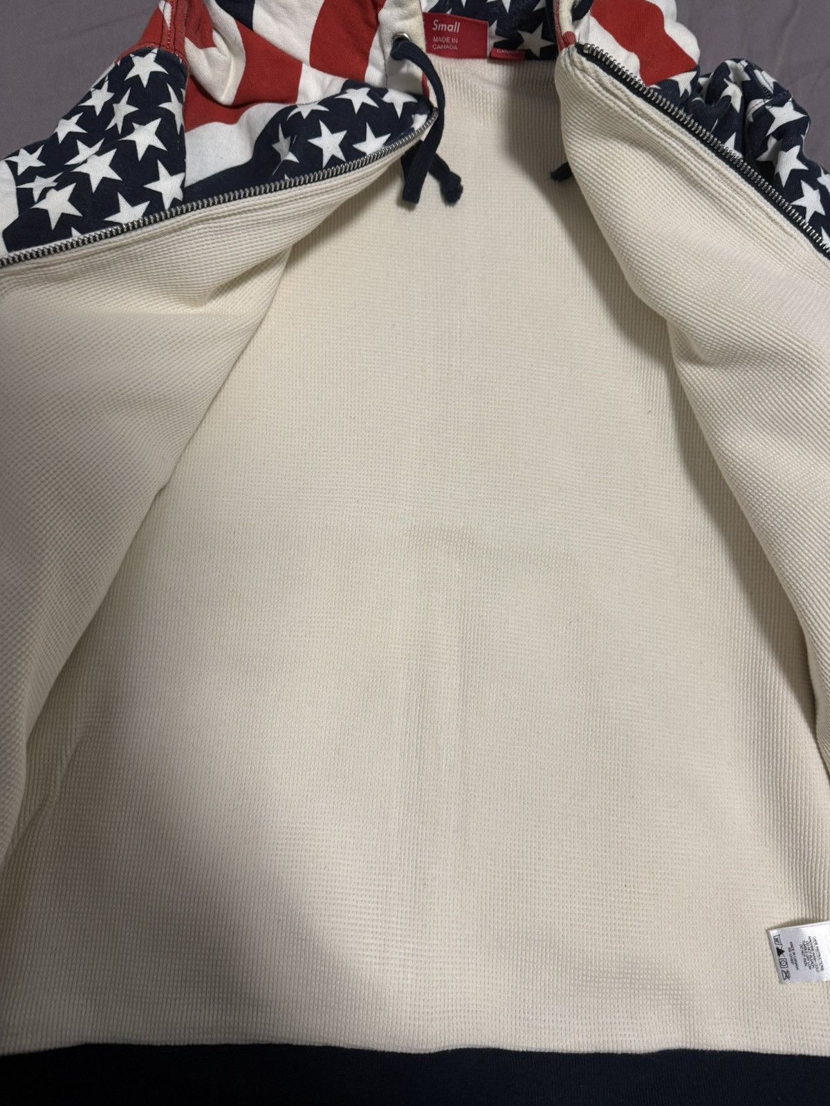 Supreme Supreme Usa flag American zip up hooded hoodie sweatshirt Size US S / EU 44-46 / 1 - 8 Thumbnail