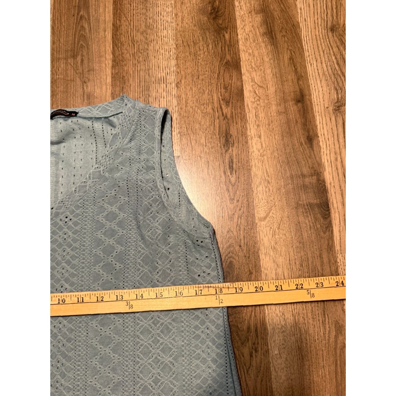 Vintage Ofeefan Women's Tank Green Sleeveless V-Neck Lightweight Shirt Medium M Size M / US 6-8 / IT 42-44 - 6 Thumbnail