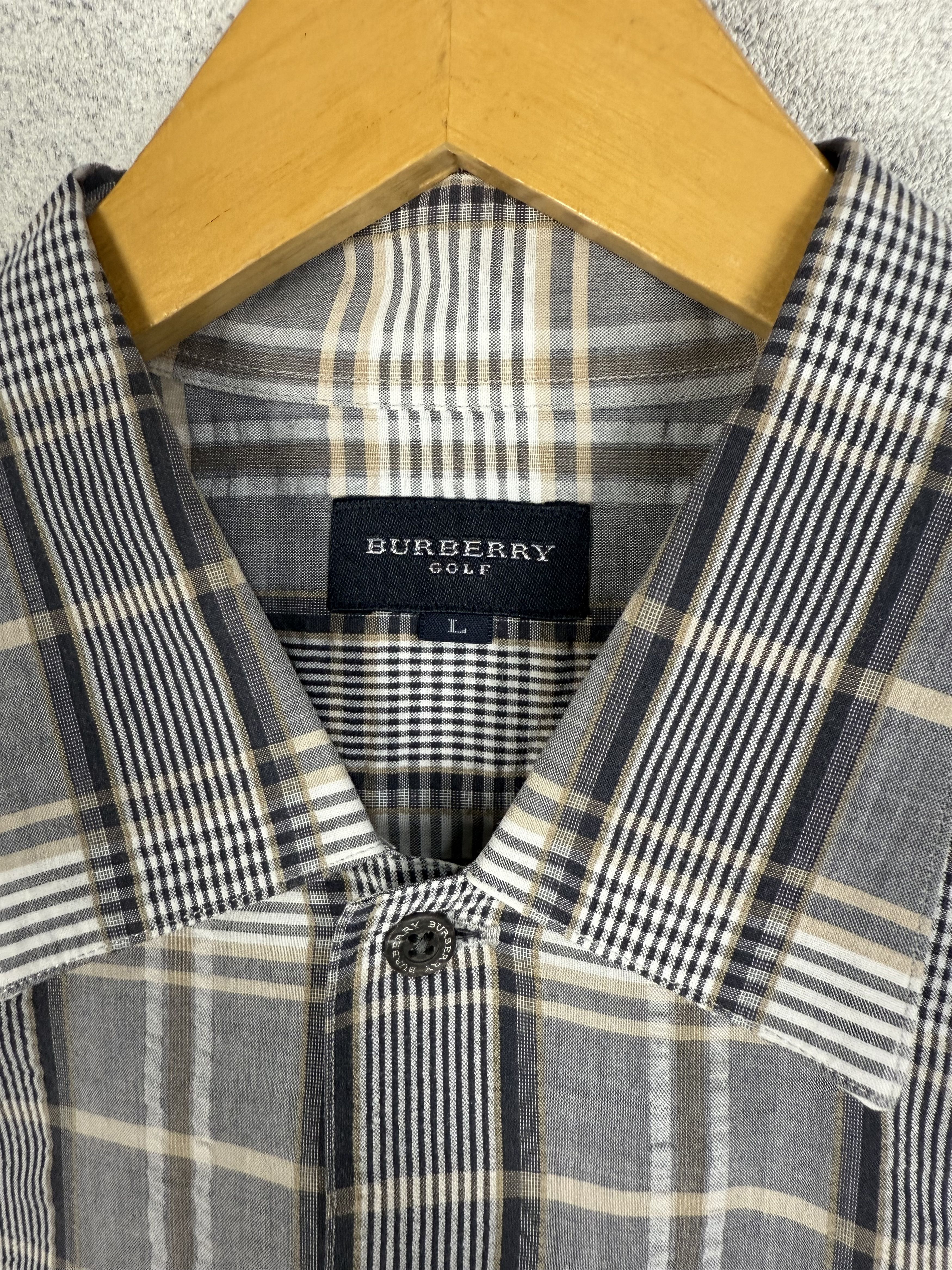 Burberry Vintage Burberry Plaid Button Up Shirt Size US L / EU 52-54 / 3 - 5 Thumbnail