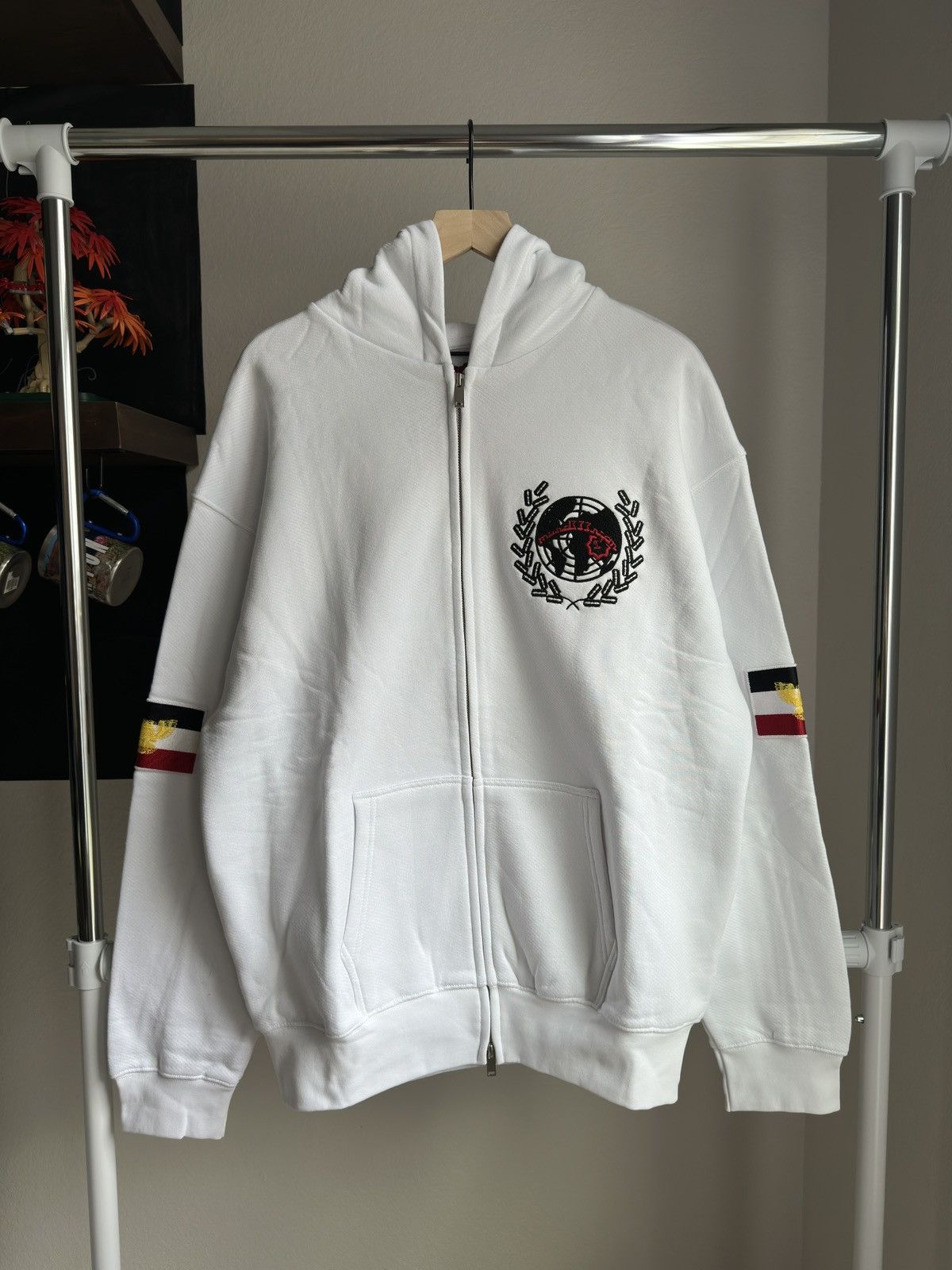 murd333r.fm Peacemaker V2 Zip Up Hoodie White Size US S / EU 44-46 / 1 - 1 Thumbnail