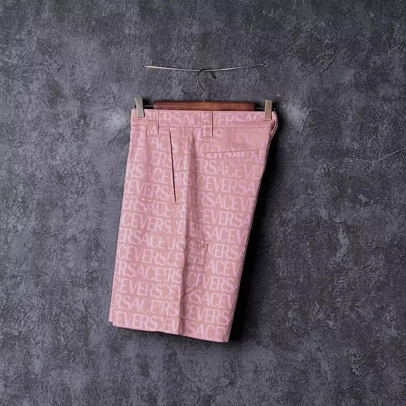 Versace Versace Letter-embroidered casual cotton shorts Size 30" / US 8 / IT 44 - 7 Thumbnail