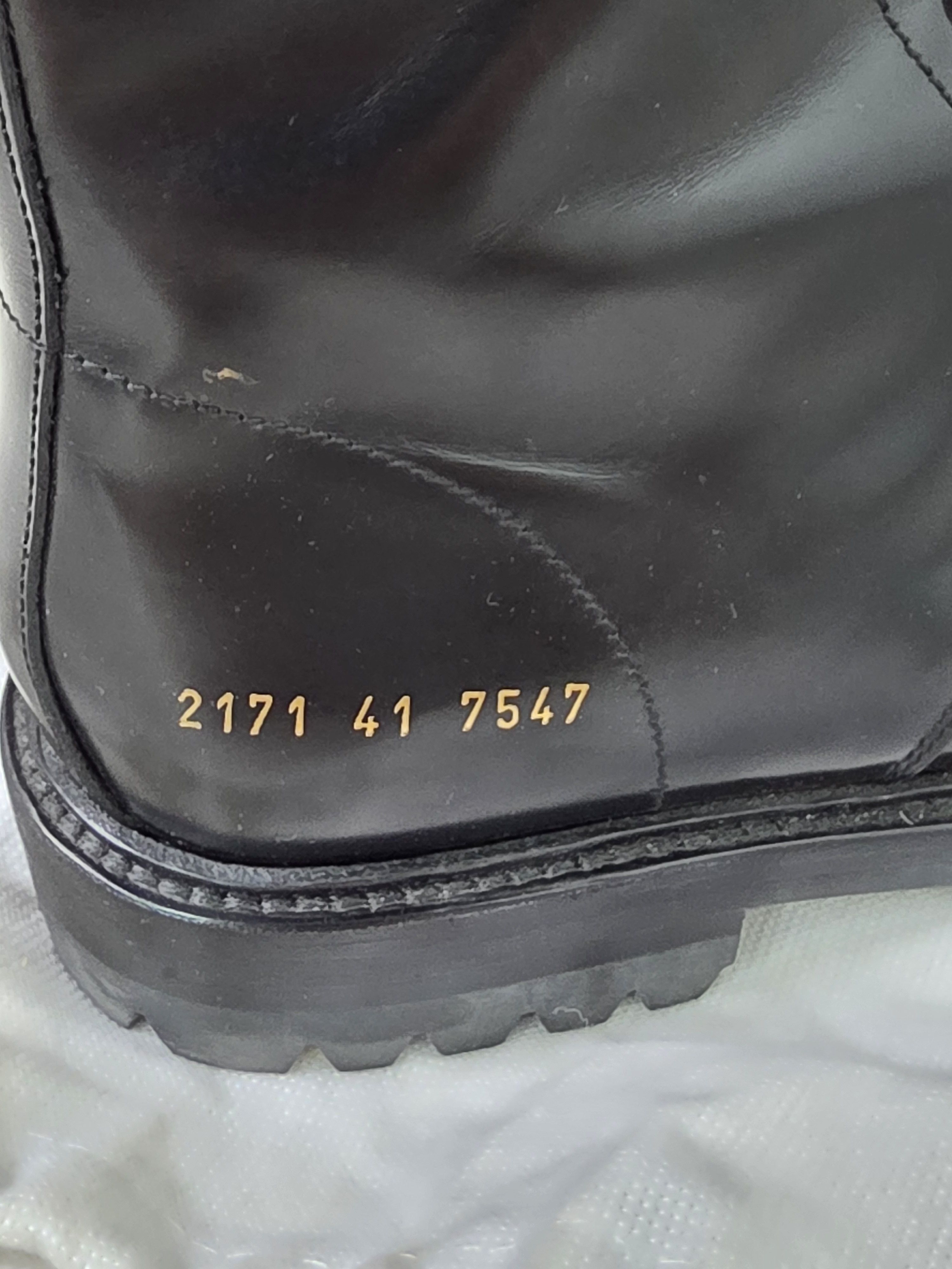 Common Projects Common Projects Lug Sole Leather Combat Boots Size US 8 / EU 41 - 11 Thumbnail