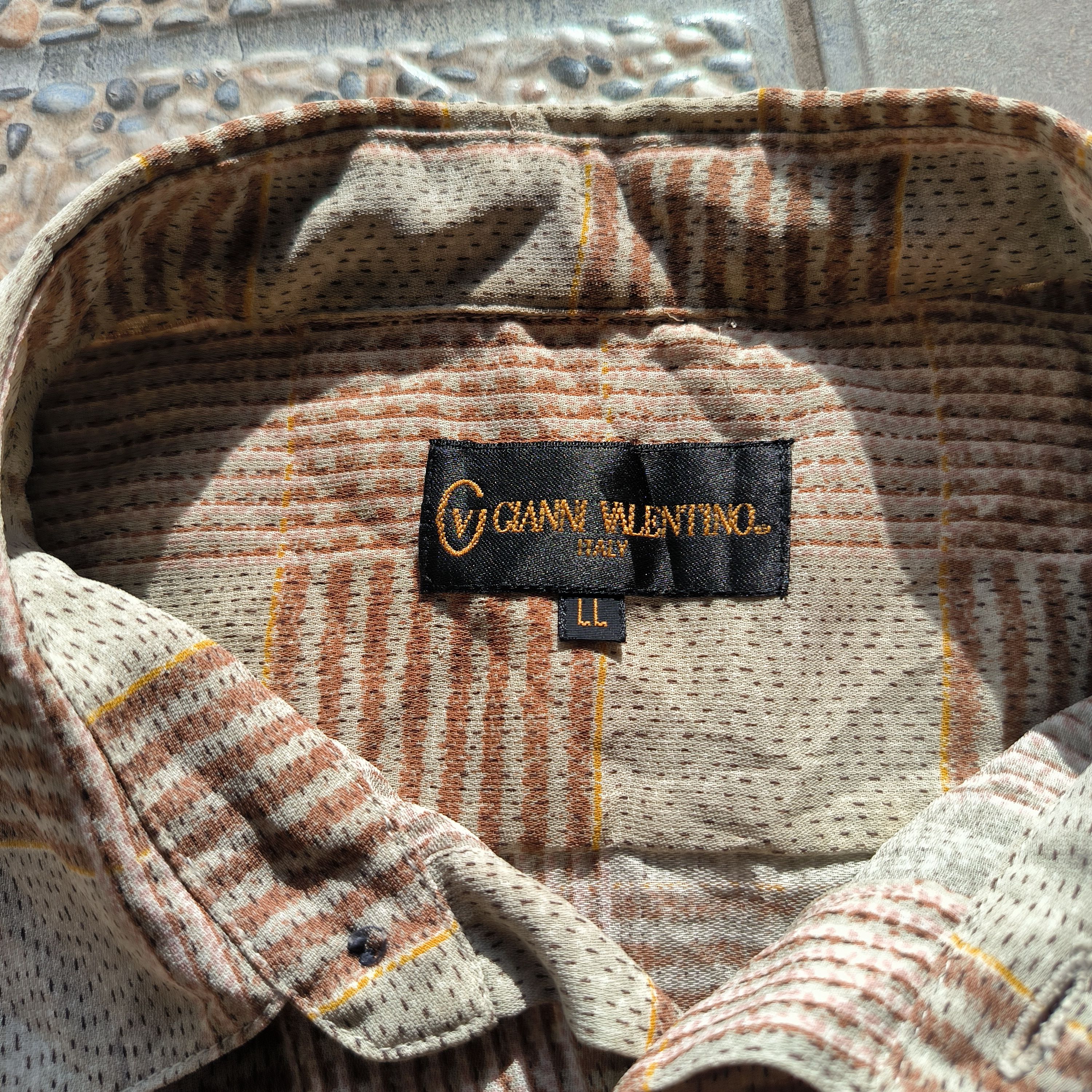 Gianni Valentino Vintage Gianni Valentino Shirts Size US L / EU 52-54 / 3 - 3 Thumbnail