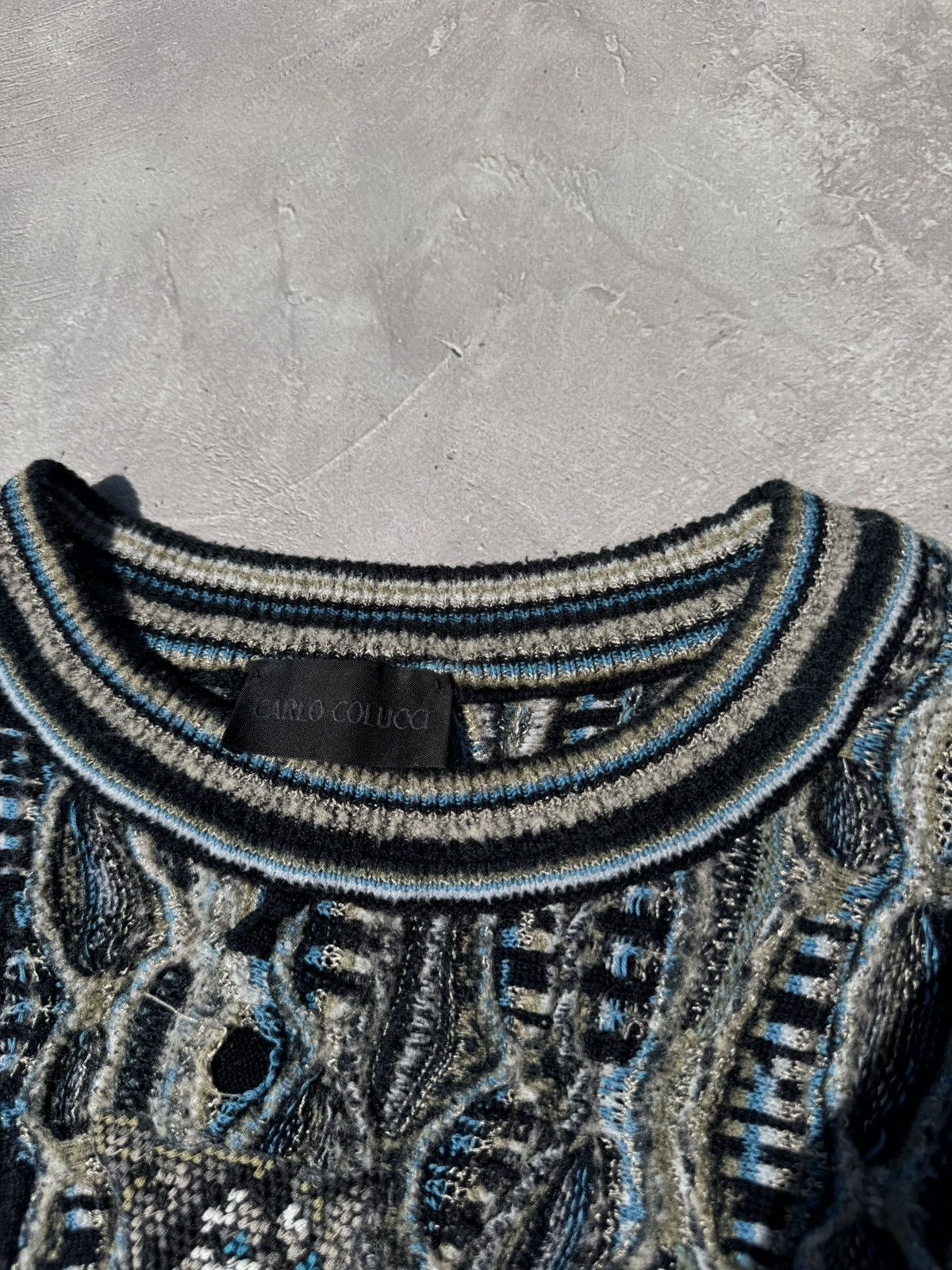 Carlo Colucci Vintage Carlo Colucci Husky Coogi Style Knit Sweater Size US M / EU 48-50 / 2 - 5 Thumbnail