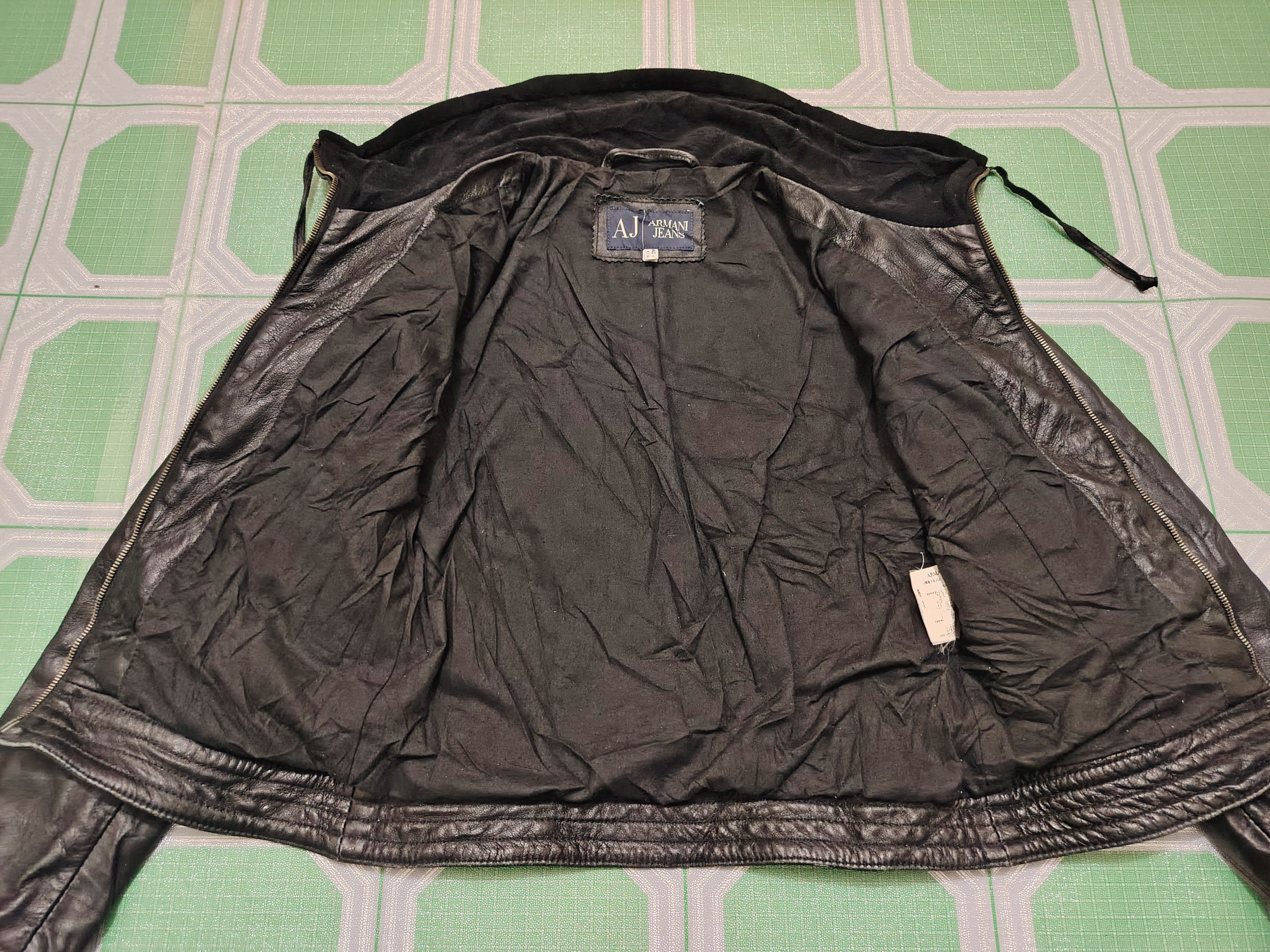 Armani Leather jacket Armani Jeans Size S / US 4 / IT 40 - 4 Thumbnail