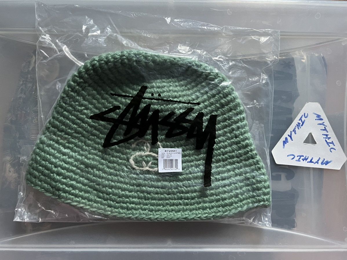 Stussy Stussy Link Crochet Bucket Hat - NWT Size ONE SIZE - 5 Thumbnail