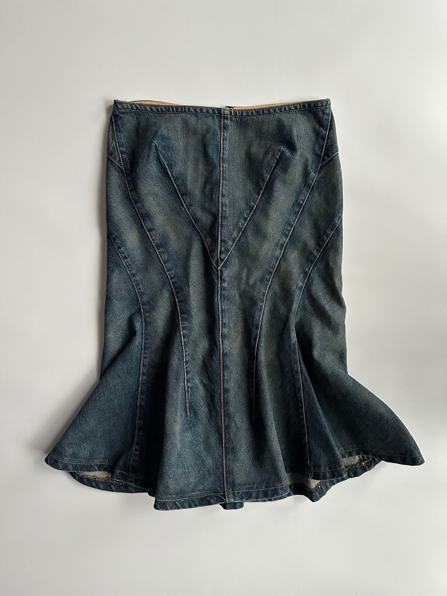 Junya Watanabe JUNYA WATANABE 06SS Fish-Tail Cowboy Dress| Size 26" / US 2 / IT 38 - 4 Thumbnail