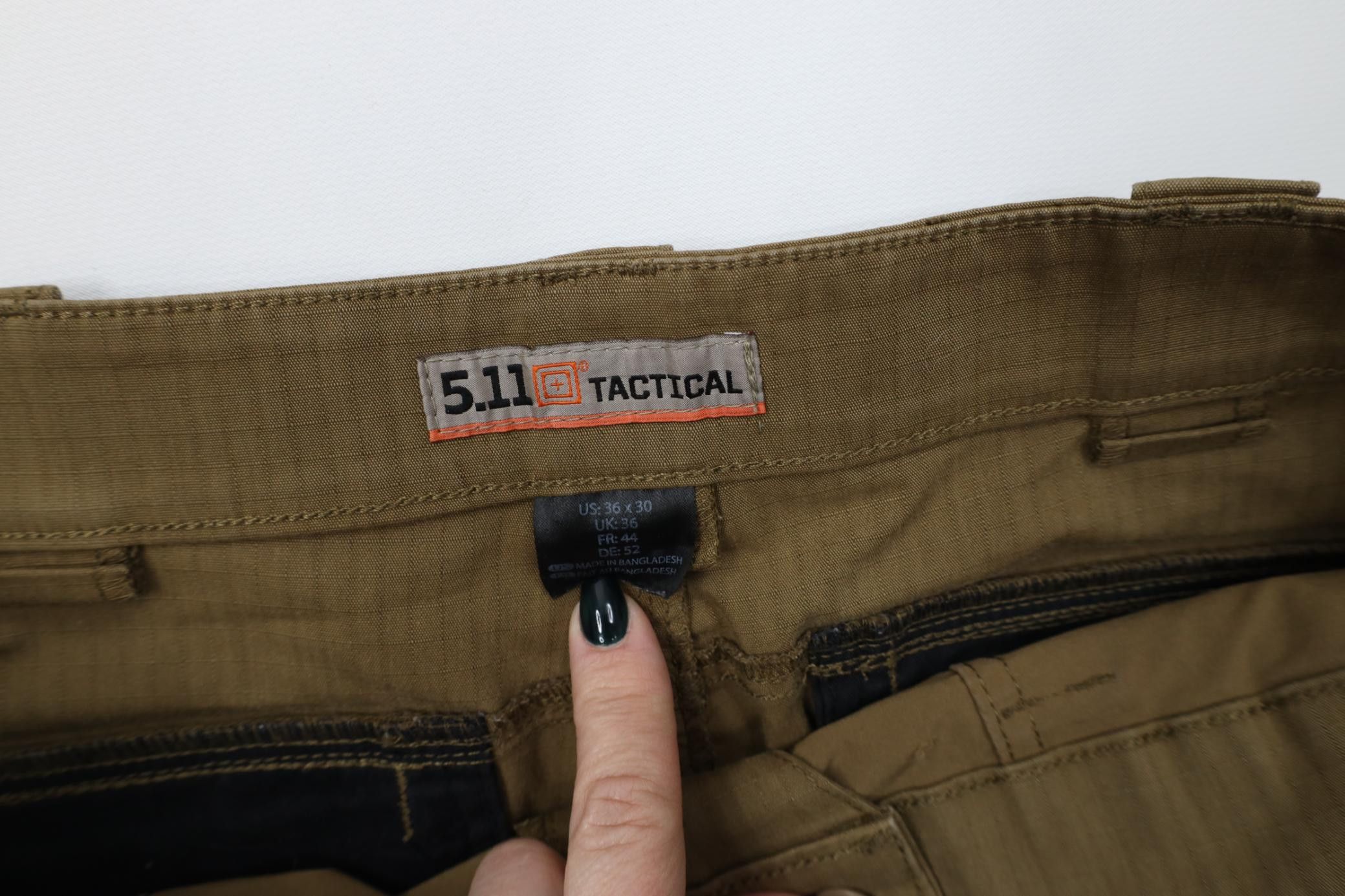 Vintage 5.11 Tactical Straight Fit Icon Ripstop Cargo Pants Brown Size US 36 / EU 52 - 8 Thumbnail