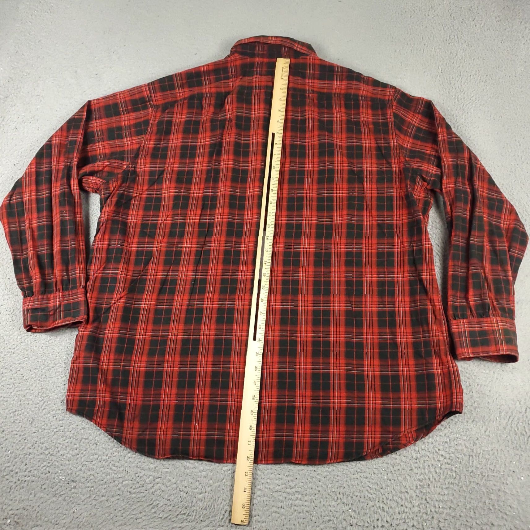 Ralph Lauren Ralph Lauren Shirt Mens XL Red Plaid Button-Up Long Sleeve Casual Classic Fit Regular Size by Ralph Lauren Size US XL / EU 56 / 4 - 3 Thumbnail