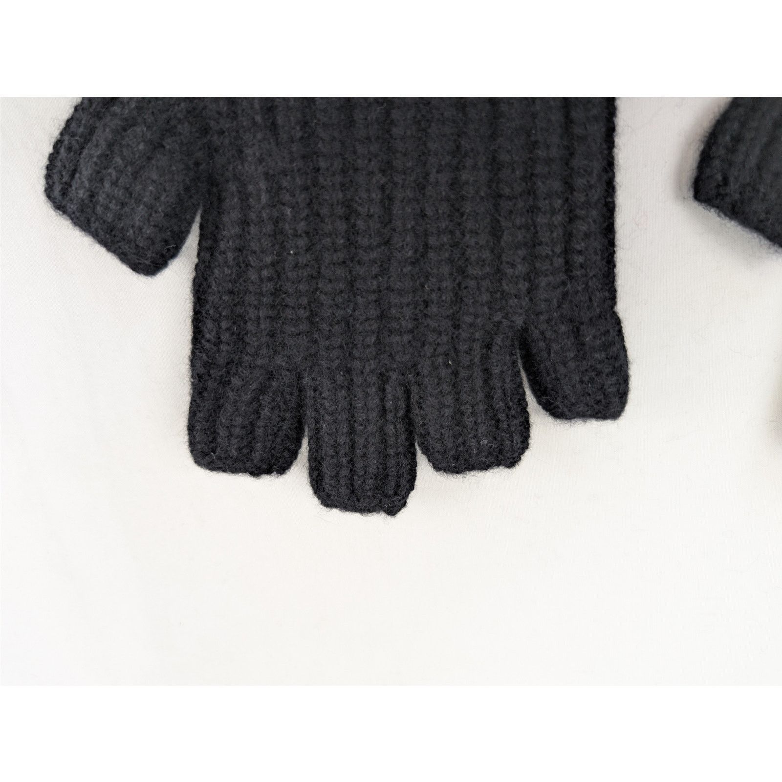 Amiri o1rshd1 Q:5 / Size: OS / Cashmere Fingerless Gloves in Black Size ONE SIZE - 7 Thumbnail