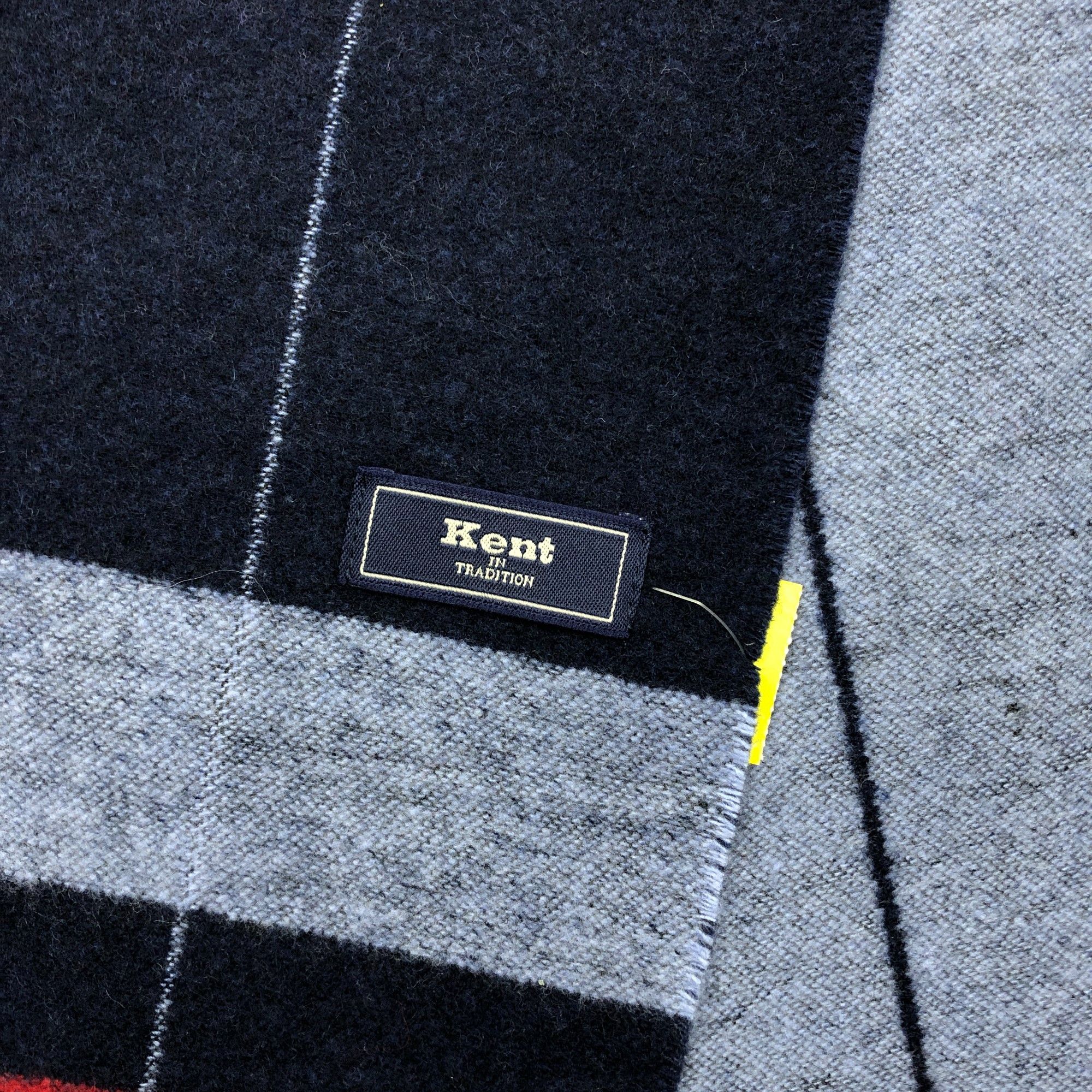 Japanese Brand Vintage Kent Scarf Muffler Wool Winter Fringe Neck Scarves Size ONE SIZE - 4 Thumbnail