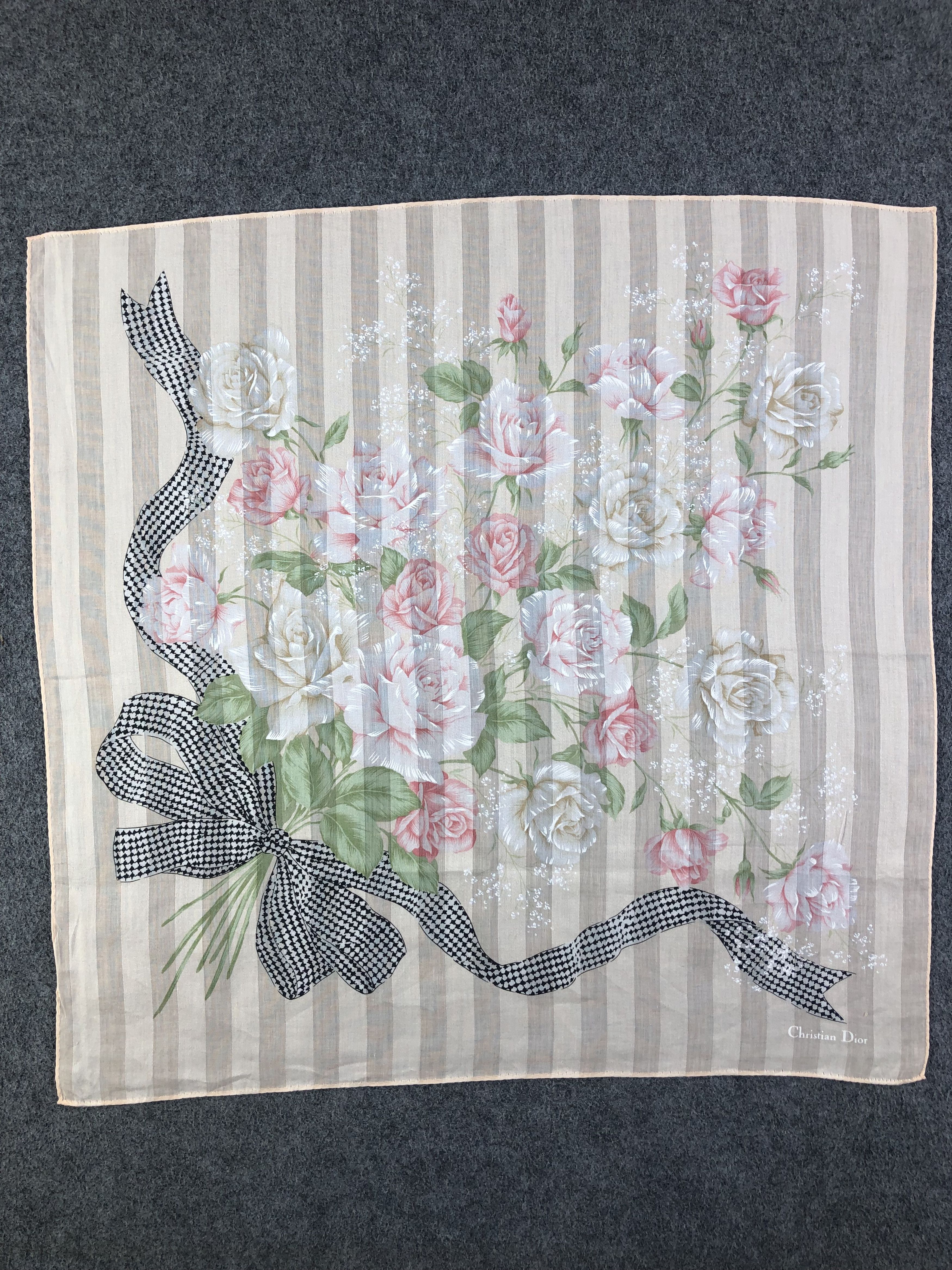 Vintage Christian Dior Handkerchief / Bandana / Neckerchief Size ONE SIZE - 3 Thumbnail