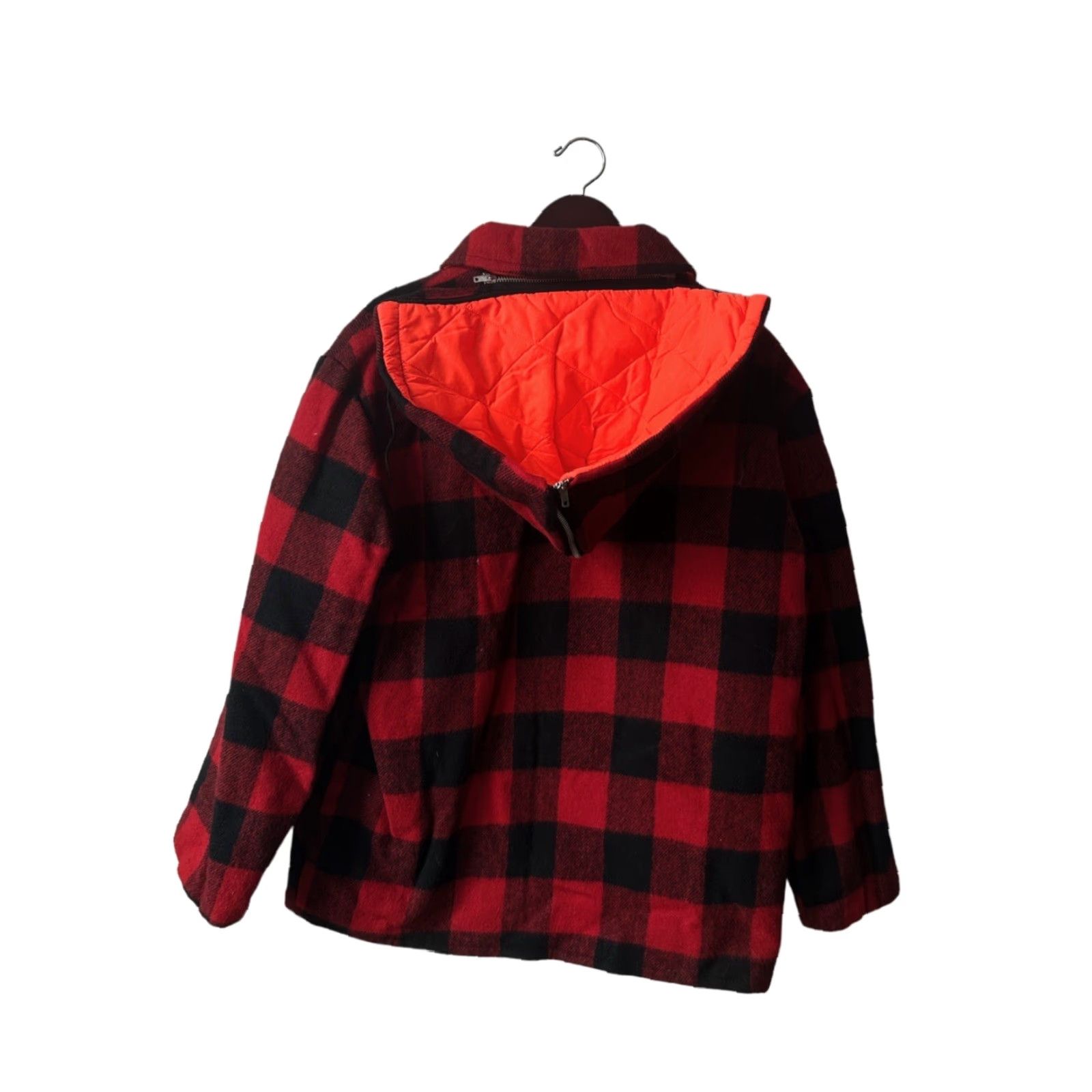 Vintage VINTAGE Reversible Hunting Jacket Coat Mens 2XL Red Buffalo Plaid NWT Deadstock 60s NOS Zip Hood Size US XXL / EU 58 / 5 - 6 Thumbnail