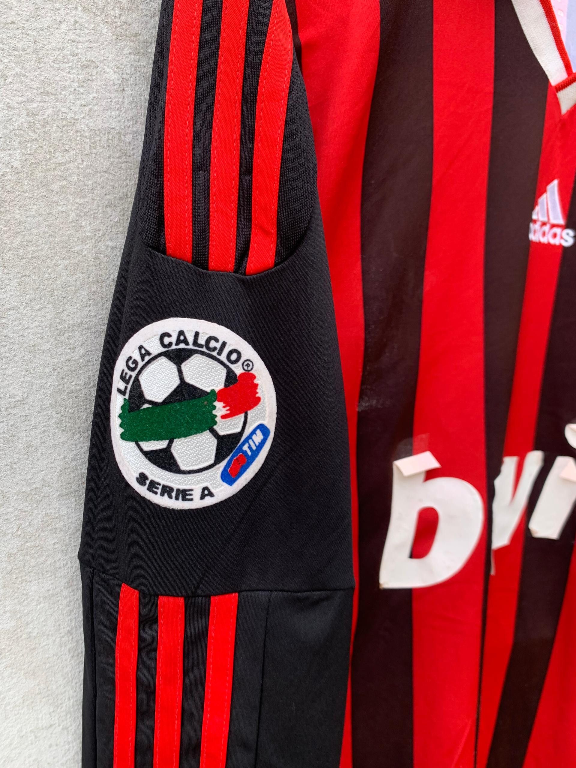 Vintage Vintage AC MILAN Maldini Jersey Size US XL / EU 56 / 4 - 5 Thumbnail