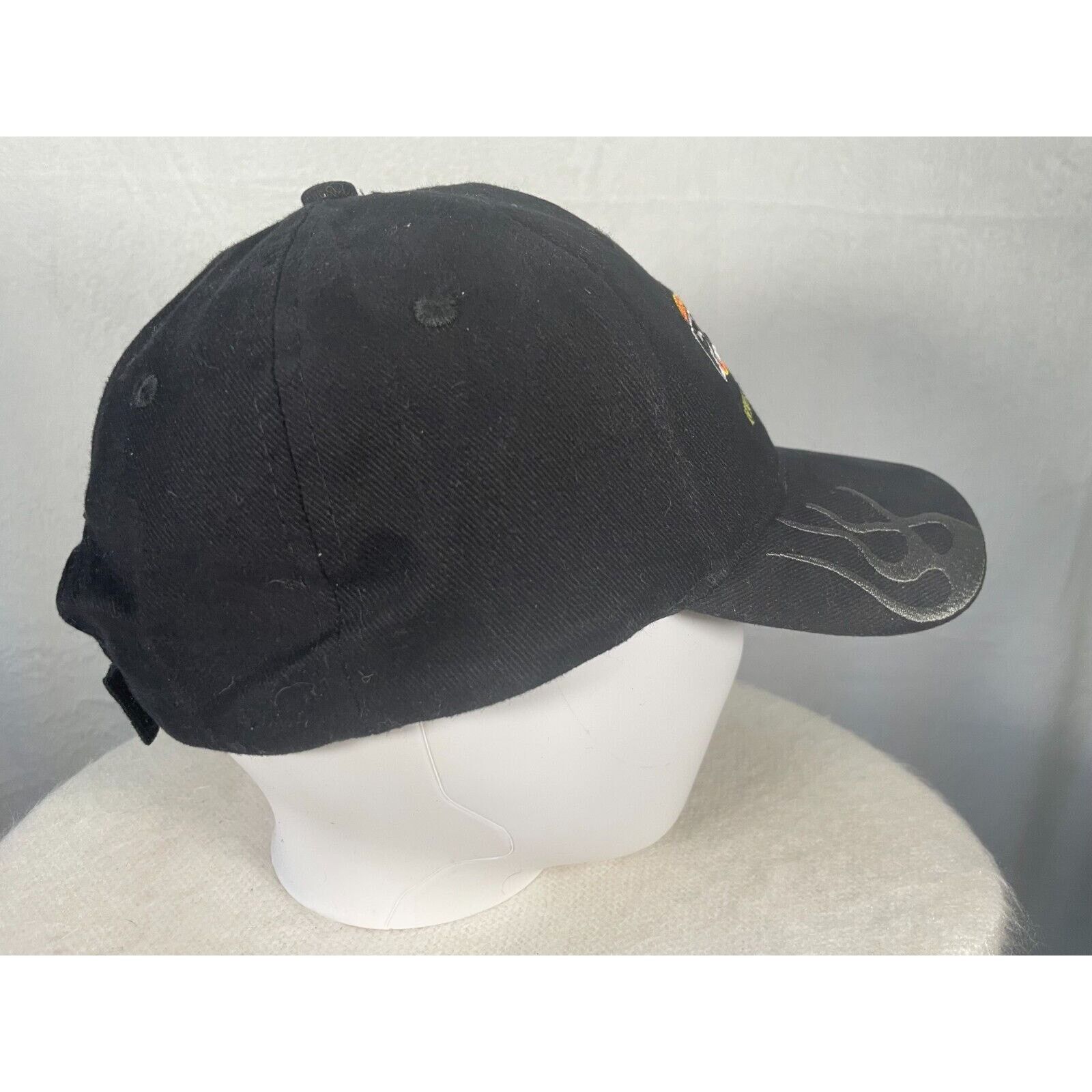 Vintage Vintage PAC Racing Springs Hat Flame Embroidered Logo Cap Size ONE SIZE - 5 Thumbnail