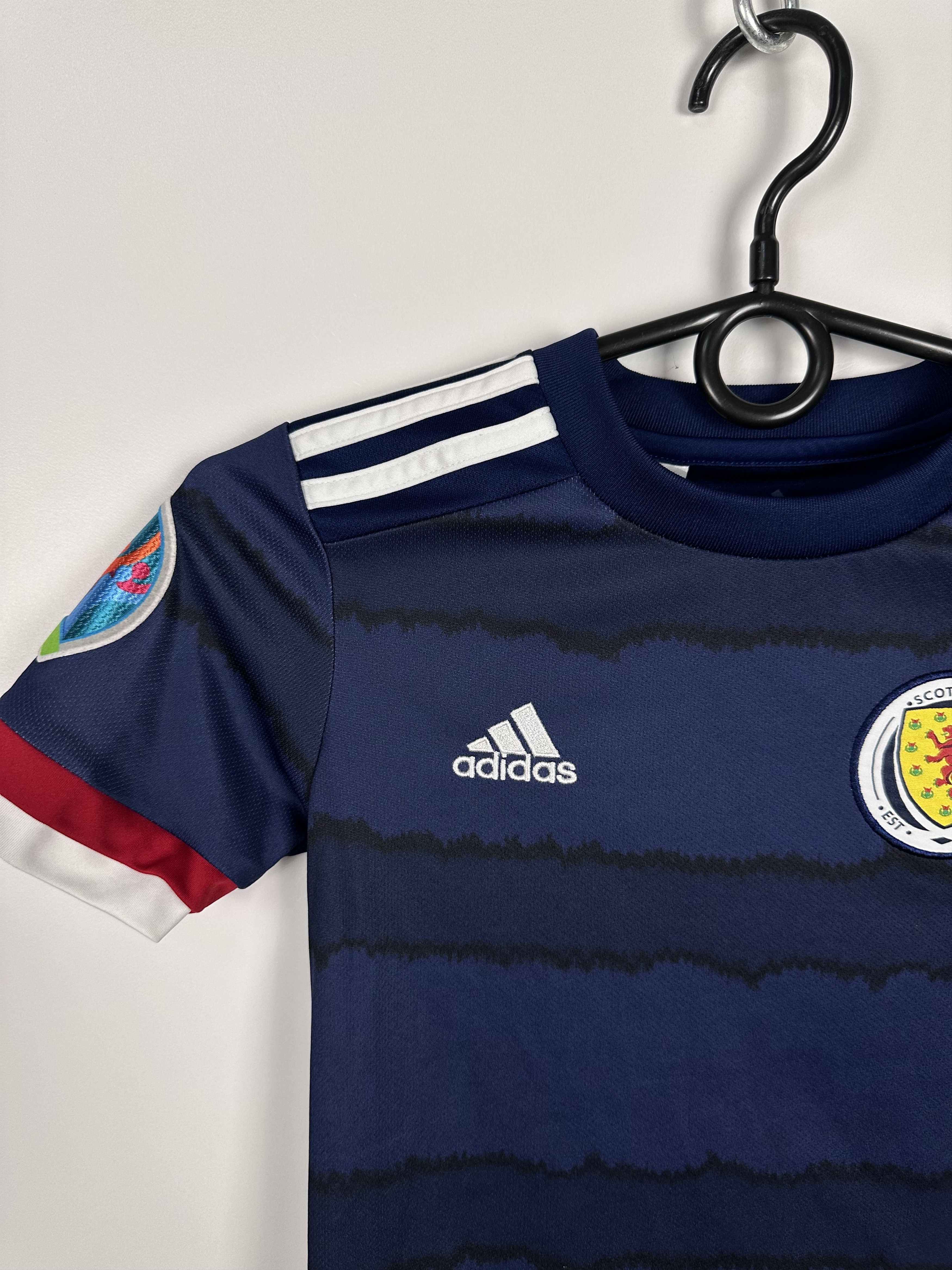 Adidas Scotland 2020 Football Shirt Soccer Jersey BOYS 7/8 Size US XXS / EU 40 - 3 Thumbnail