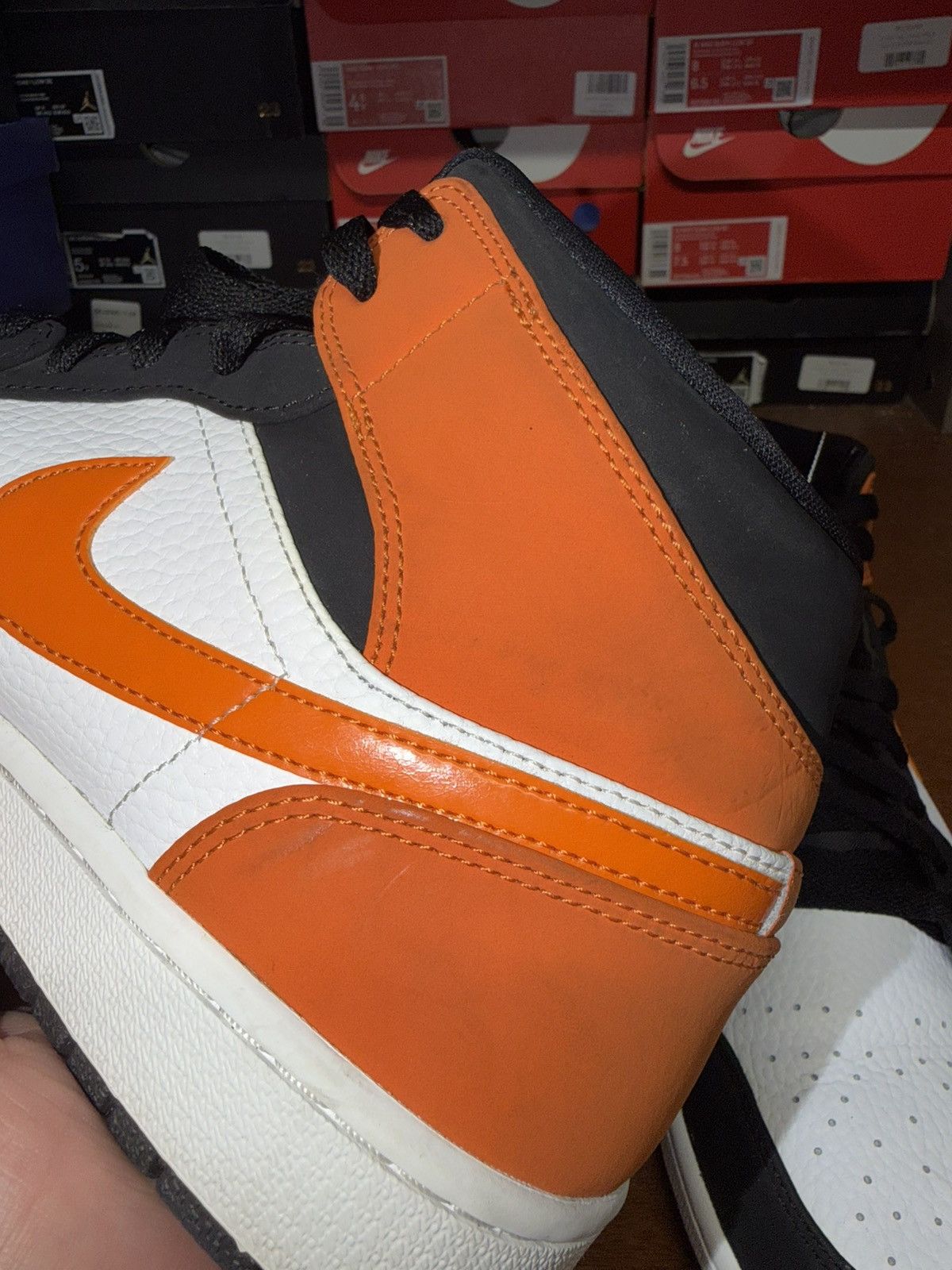 Nike Air Jordan 1 Mid Shattered Backboard size 11 Size US 11 / EU 44 - 11 Thumbnail
