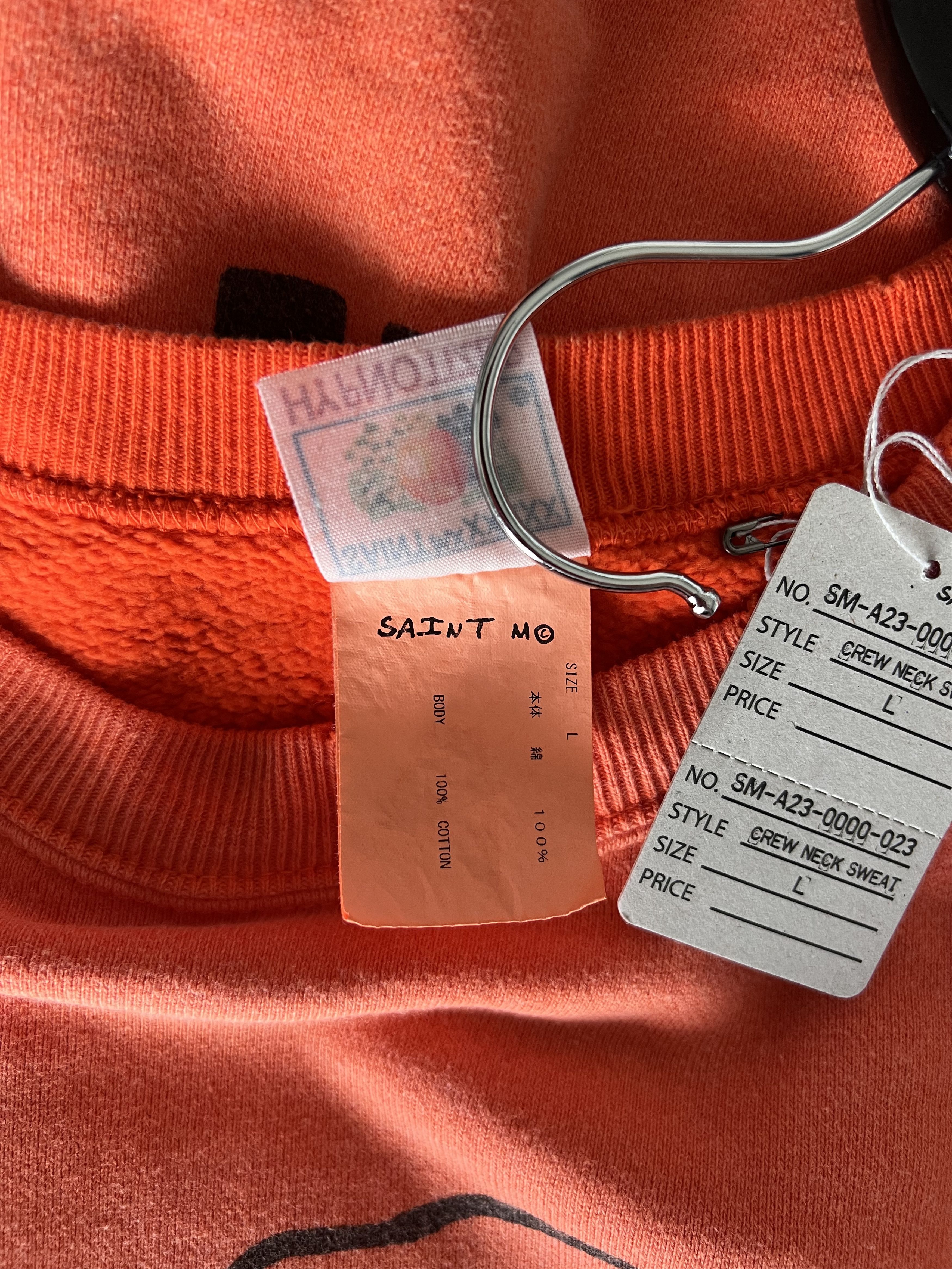 Saint Michael Saint Michael Peanuts Linus Crewneck in Orange Size US L / EU 52-54 / 3 - 9 Thumbnail