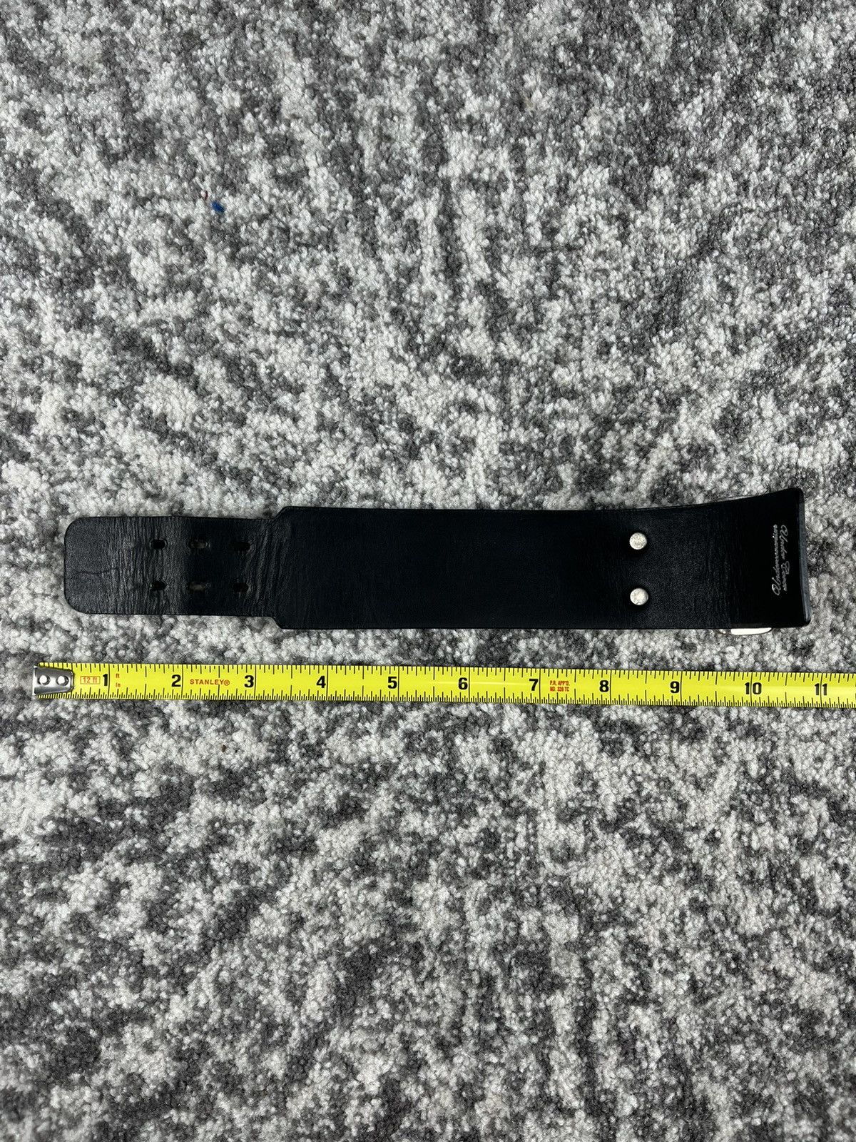 Undercover AW13 Undercover Bruit Black Leather Buckled Bracelet Size ONE SIZE - 6 Thumbnail