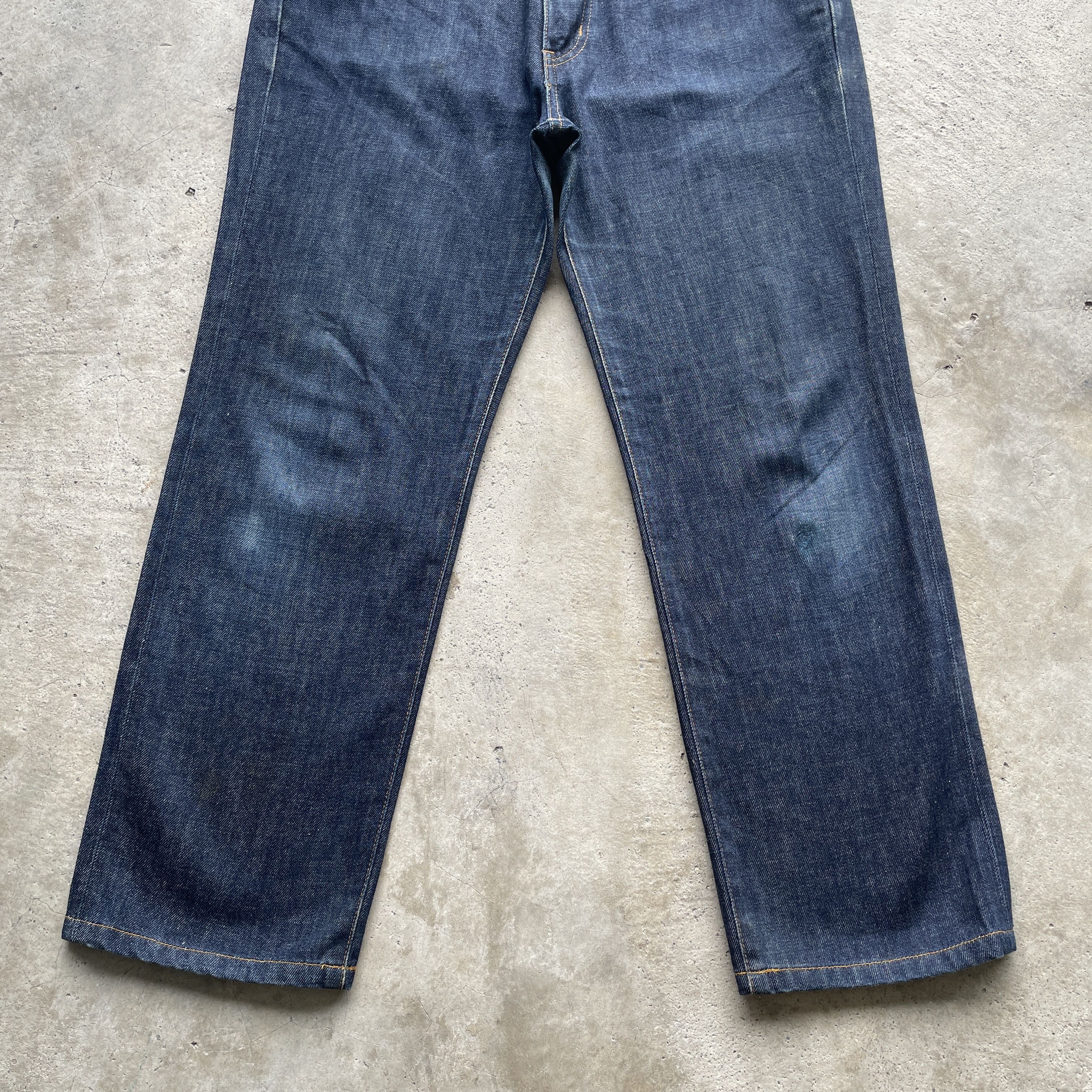 Japanese Brand W30 VINTAGE EDWIN PRODUCT SOMETHING JEANS PANTS BLUE DENIM Size US 30 / EU 46 - 4 Thumbnail