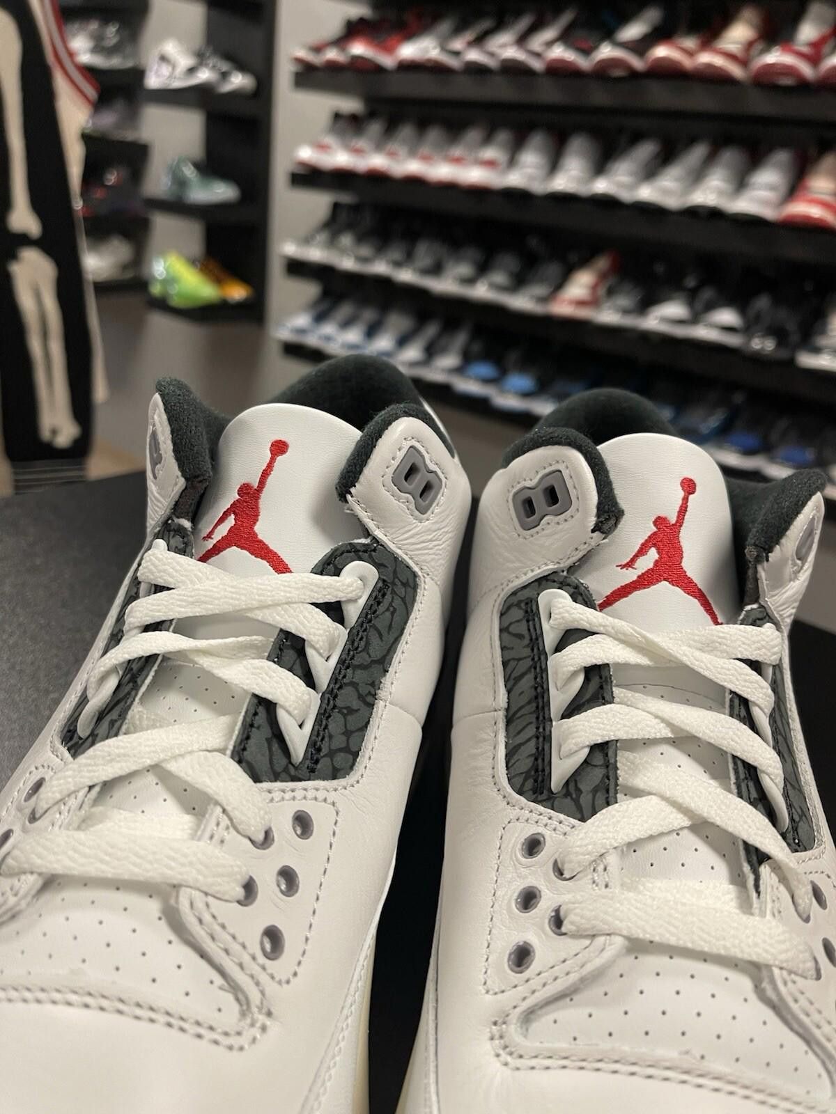 Nike Size 11 - Nike Air Jordan 3 Retro Cement Grey CT8532-106 Size US 11 / EU 44 - 6 Thumbnail