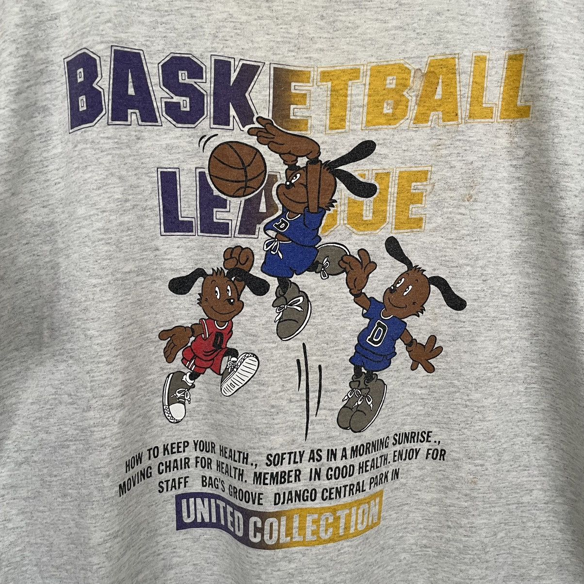 NBA × Vintage Vintage 1990s G House Basketball League NBA T Shirt Size US L / EU 52-54 / 3 - 2 Thumbnail