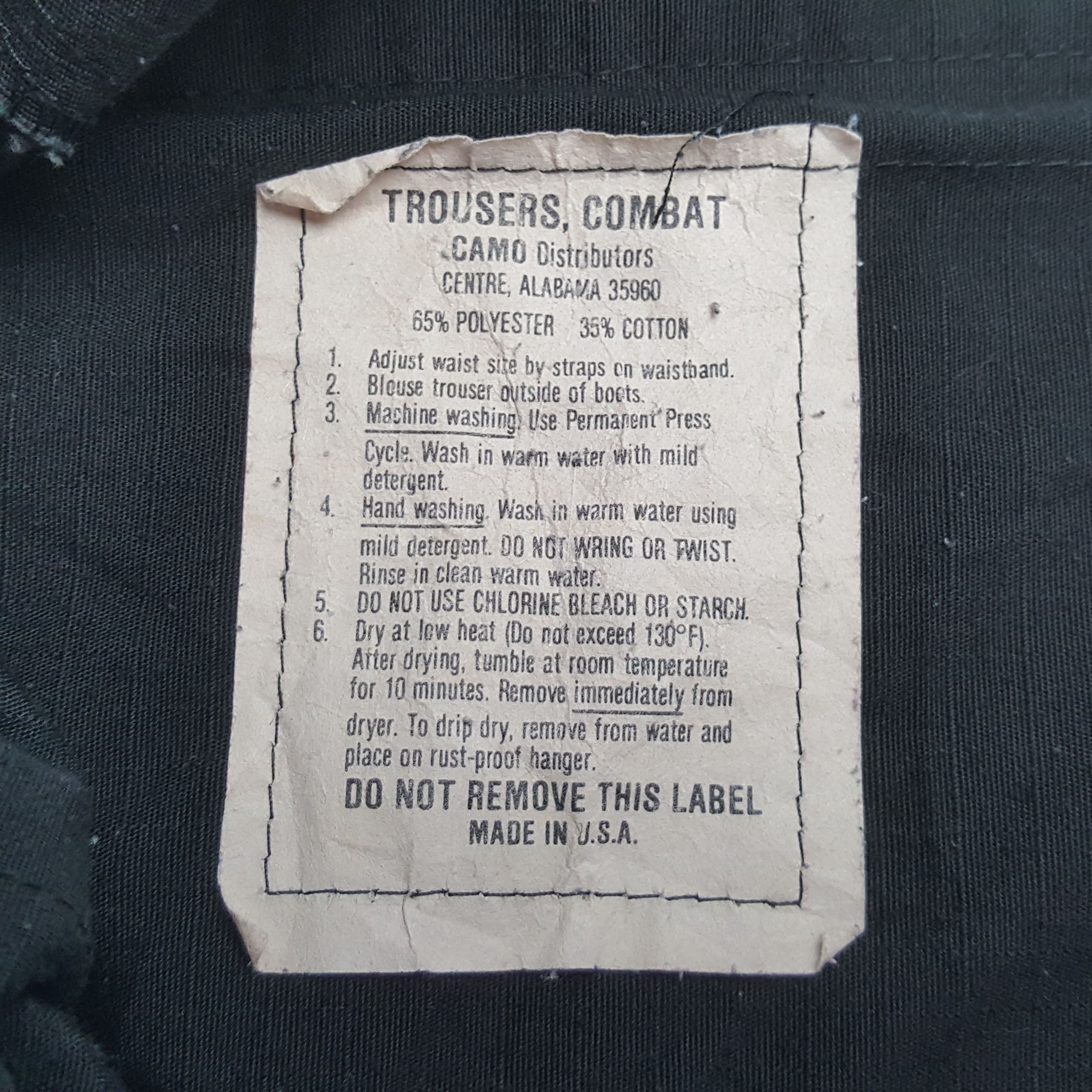 Designer Vintage Black Cargo Streetwear Skateboard Casual Pants RR9 Size US 30 / EU 46 - 13 Thumbnail