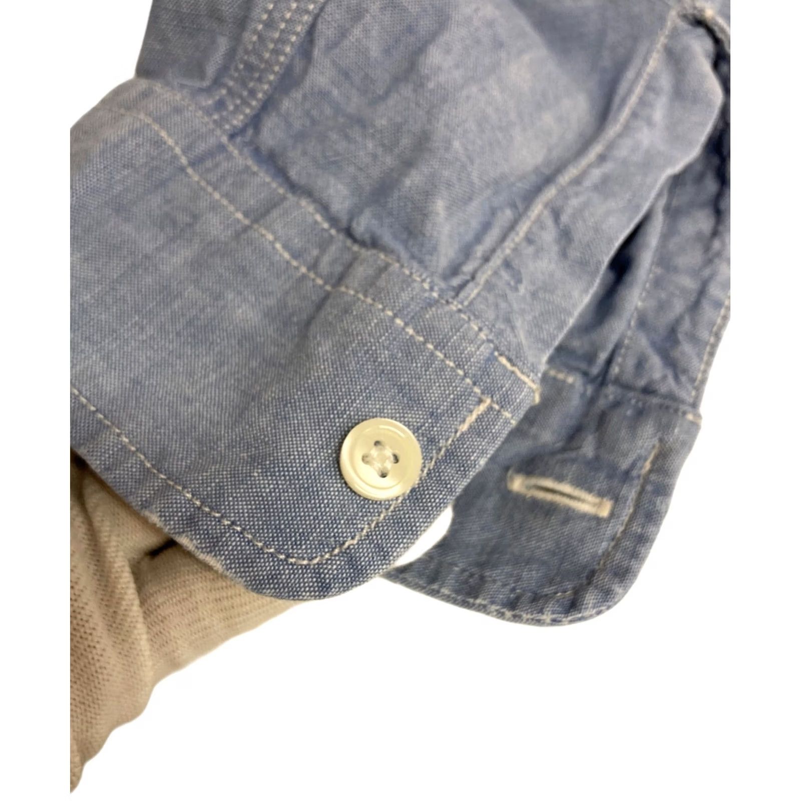 Ralph Lauren RRL Ralph Lauren Shirt Indigo Size M Cotton Men's Long Sleeve Size US M / EU 48-50 / 2 - 4 Thumbnail