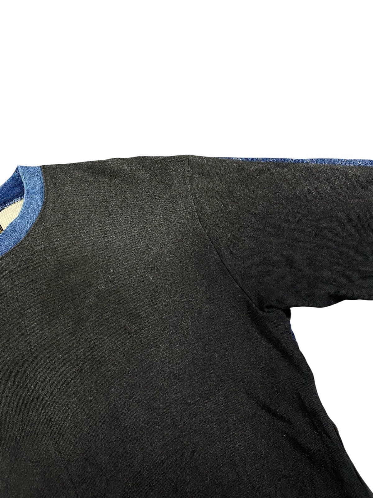 Kapital Kapital Kountry Indigo Waffle Two-Tone Sweater Size US L / EU 52-54 / 3 - 18 Thumbnail