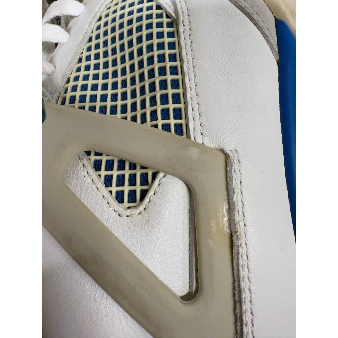 Jordan Brand Air Jordan 4 Military Blue Retro Size 14 Mens White Sneakers Size US 14 / EU 47 - 8 Thumbnail
