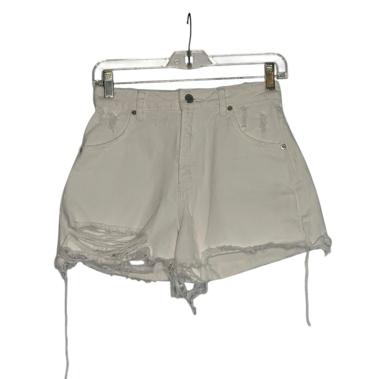 Rolla's Rolla's white duster high rise slim shorts size 25 -0 Size 26" / US 2 / IT 38 - 10 Thumbnail
