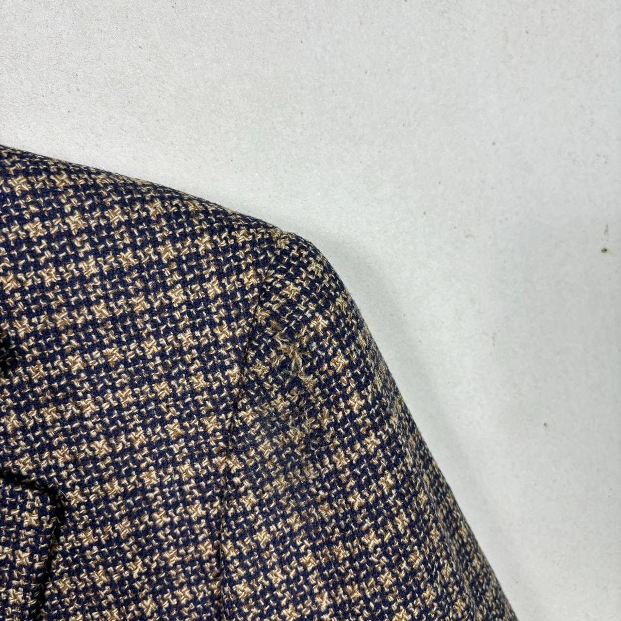 Burberry VTG Burberrys Prestige Wool Mink Blazer Jacket Brown Size 40R - 10 Thumbnail