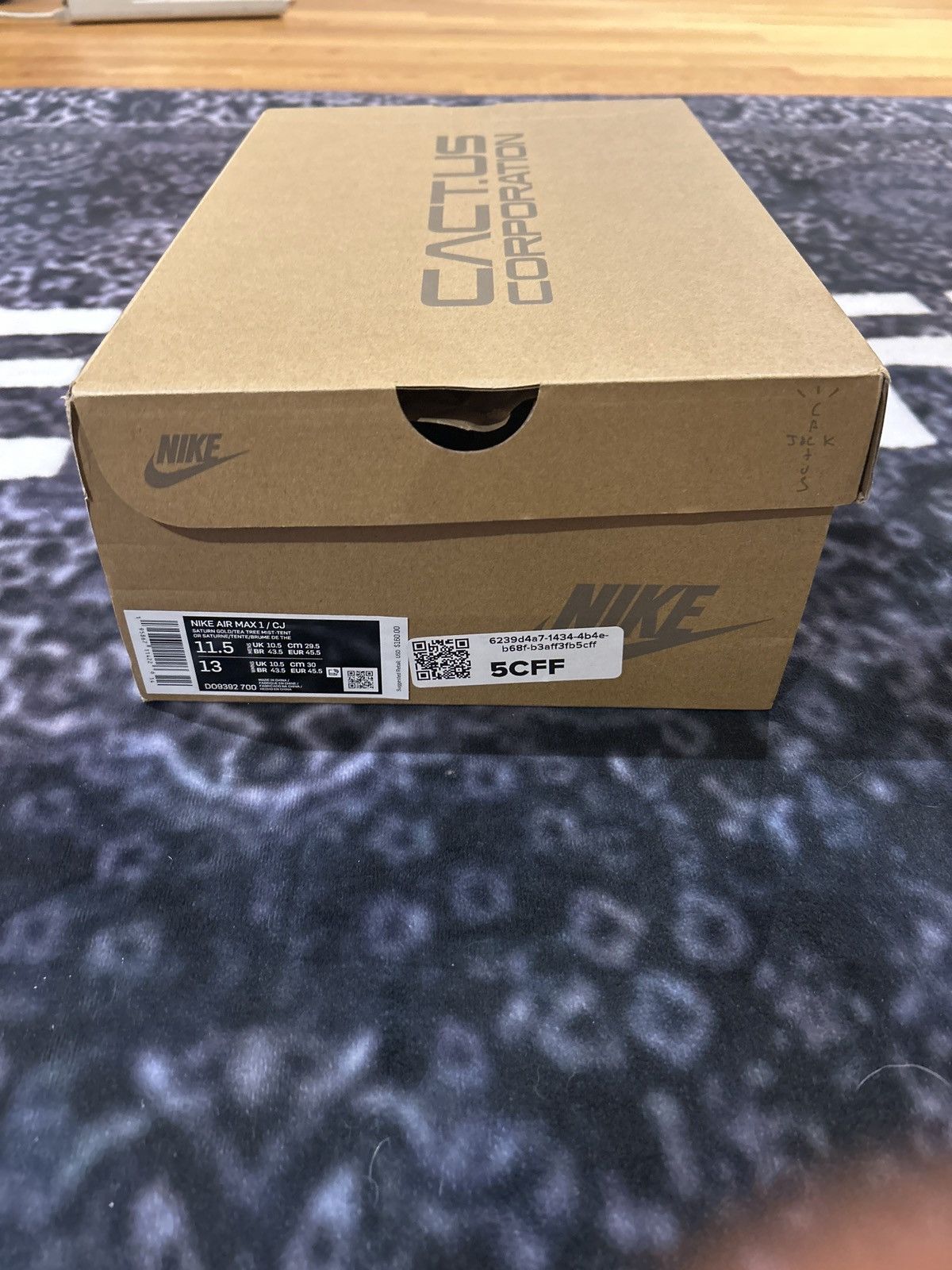 Nike × Travis Scott Travis Scott air max 1 Size US 11.5 / EU 44-45 - 15 Thumbnail