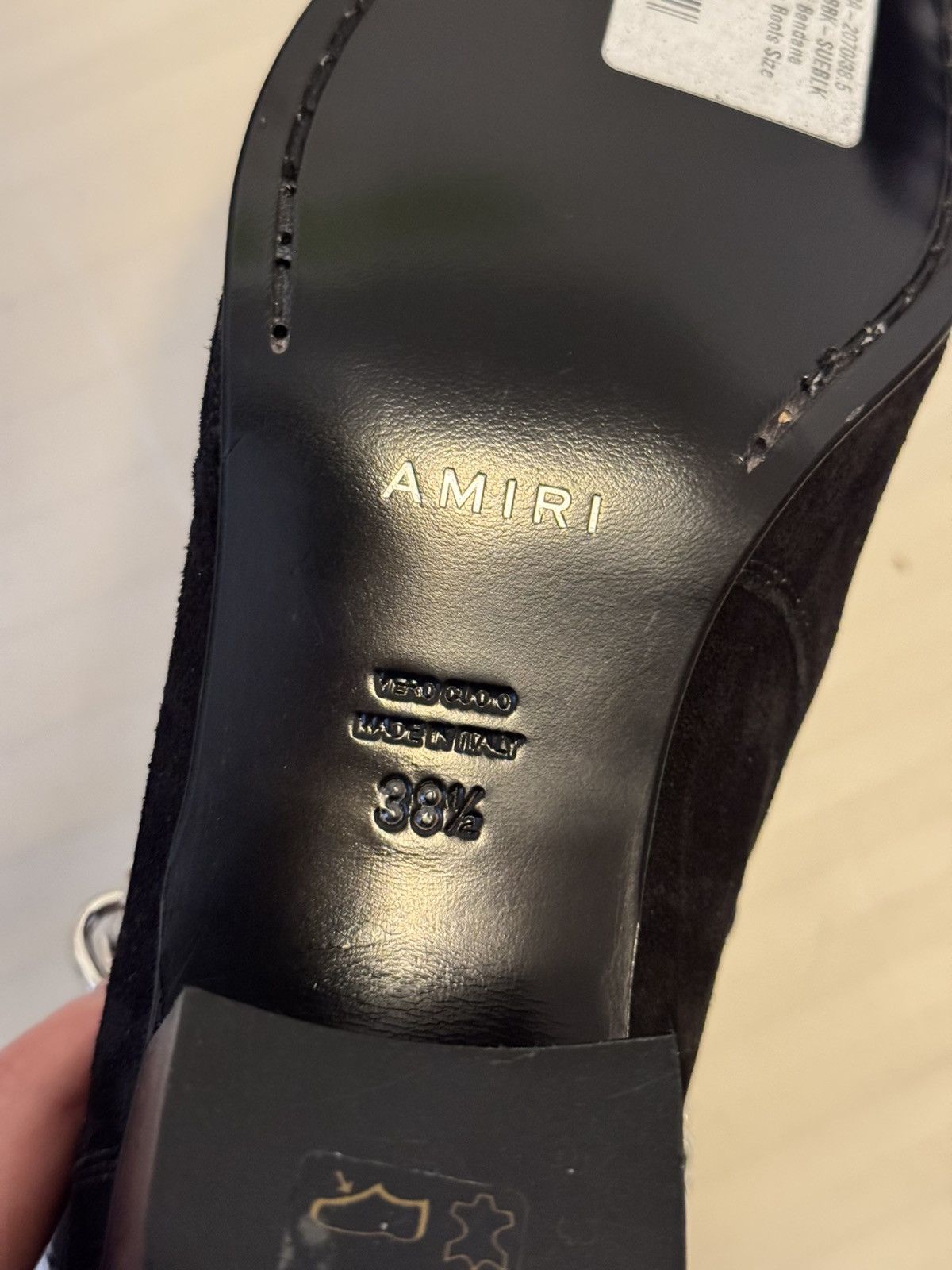 Amiri 🔥Brand New🔥Bandana Buckle Suede Boot Size US 8.5 / IT 38.5 - 5 Thumbnail