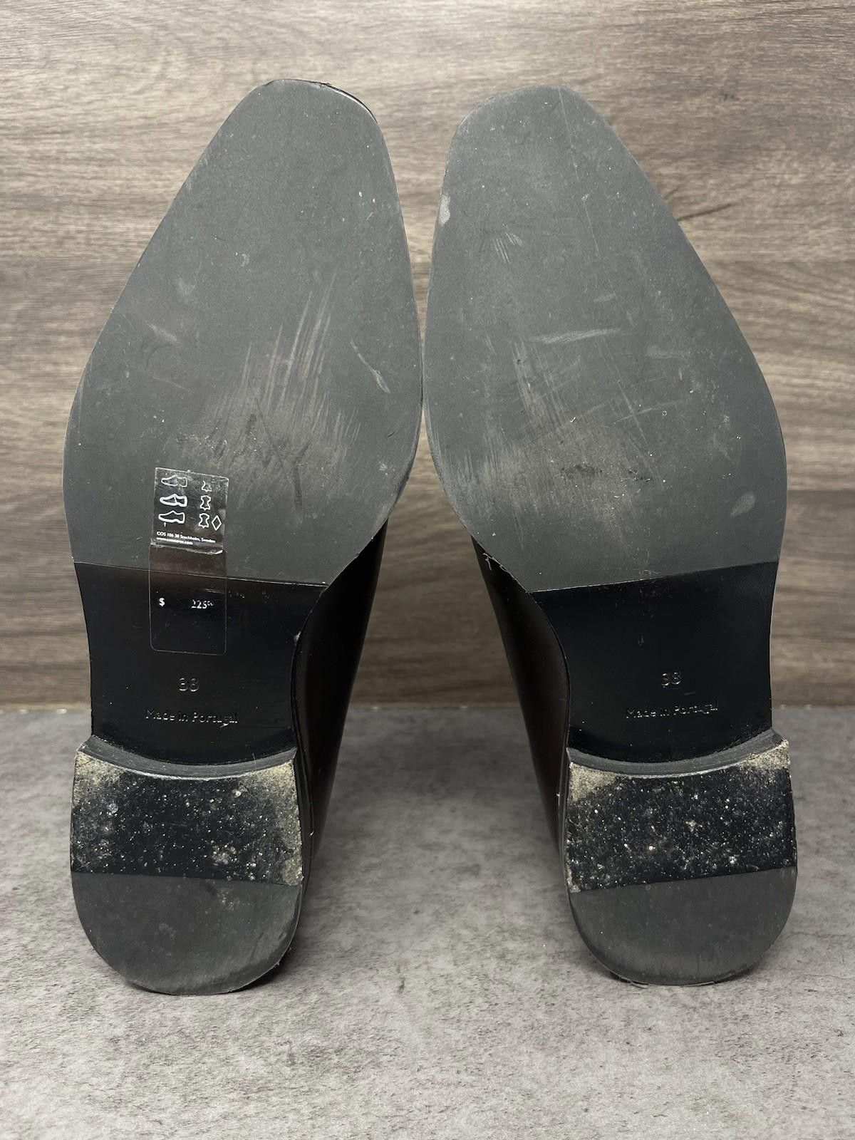 Cos COS Shoes Womens Size 8 (38) Derby Brown Leather Lace Up Size US 8 / IT 38 - 8 Thumbnail
