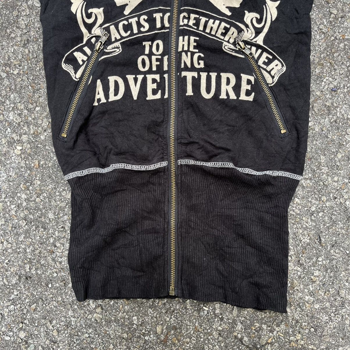 Affliction Crazy Vintage Y2K d.i.a Pirates Skull Zip Hoodie Jacket Punk Size US M / EU 48-50 / 2 - 3 Thumbnail