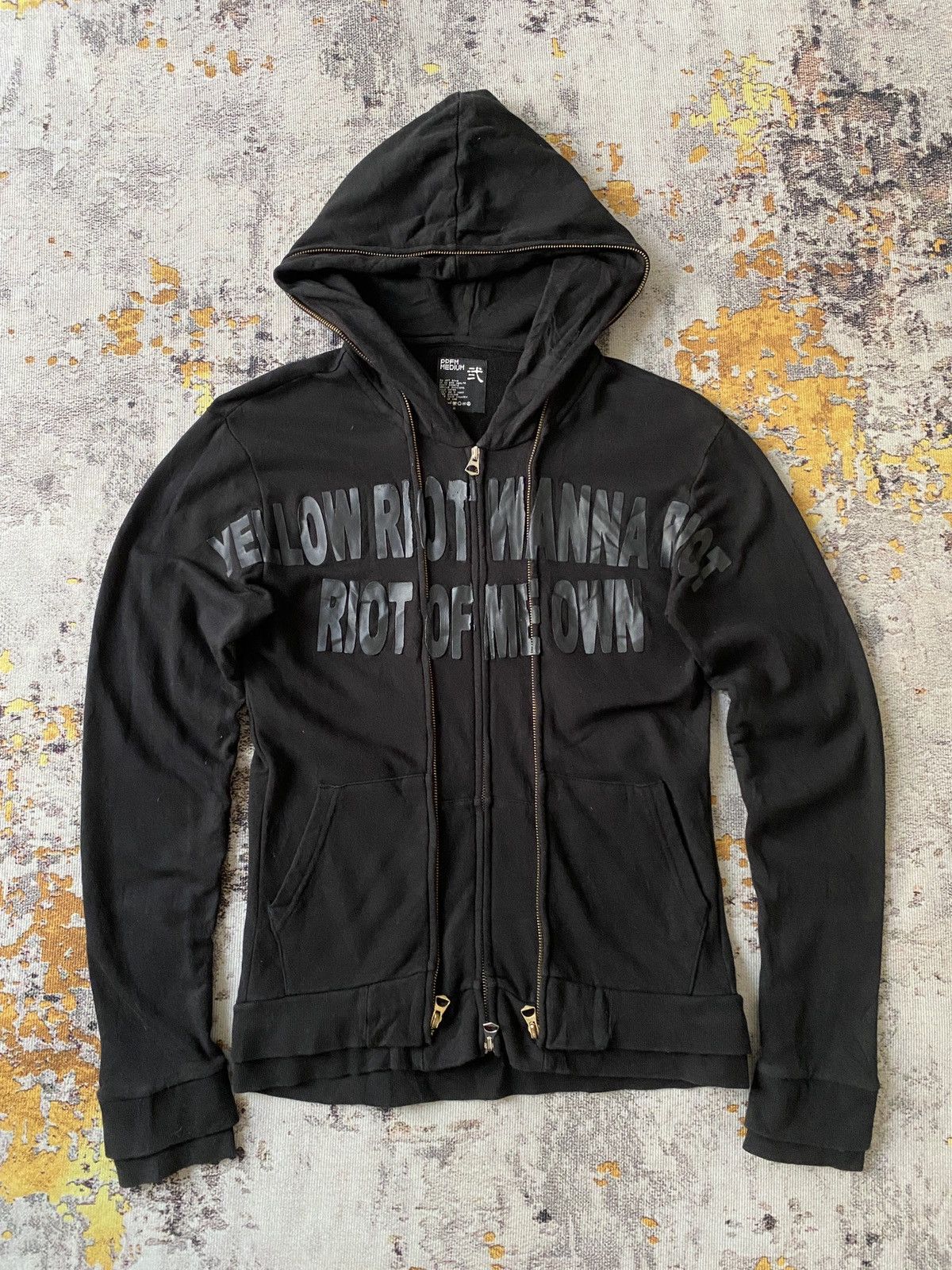 PPFM SS06 PPFM ‘RIOT’ Design Zipper Hoodie Size US M / EU 48-50 / 2 - 4 Thumbnail