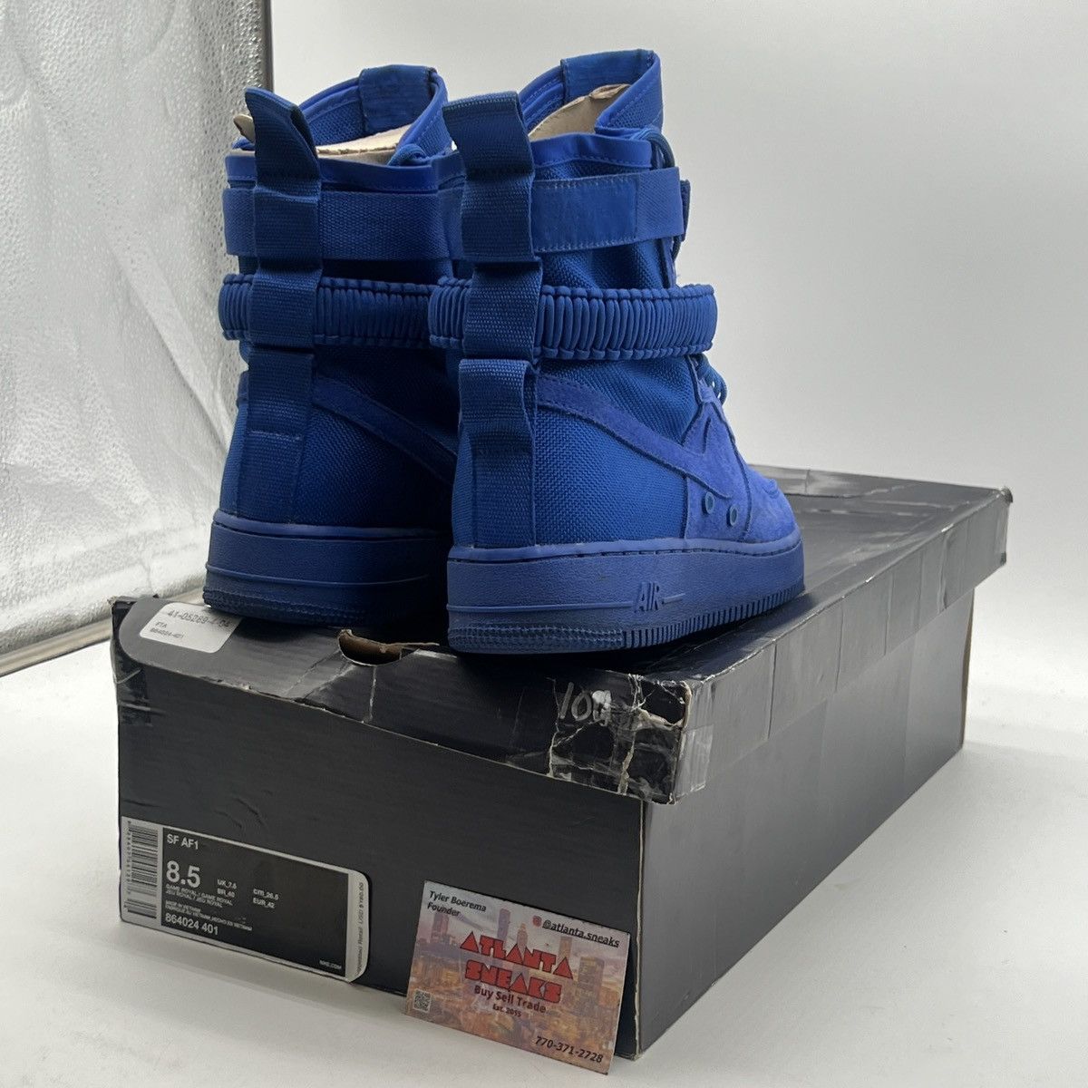 Nike Sf Air Force 1 game royal Size US 8.5 / EU 41-42 - 5 Thumbnail