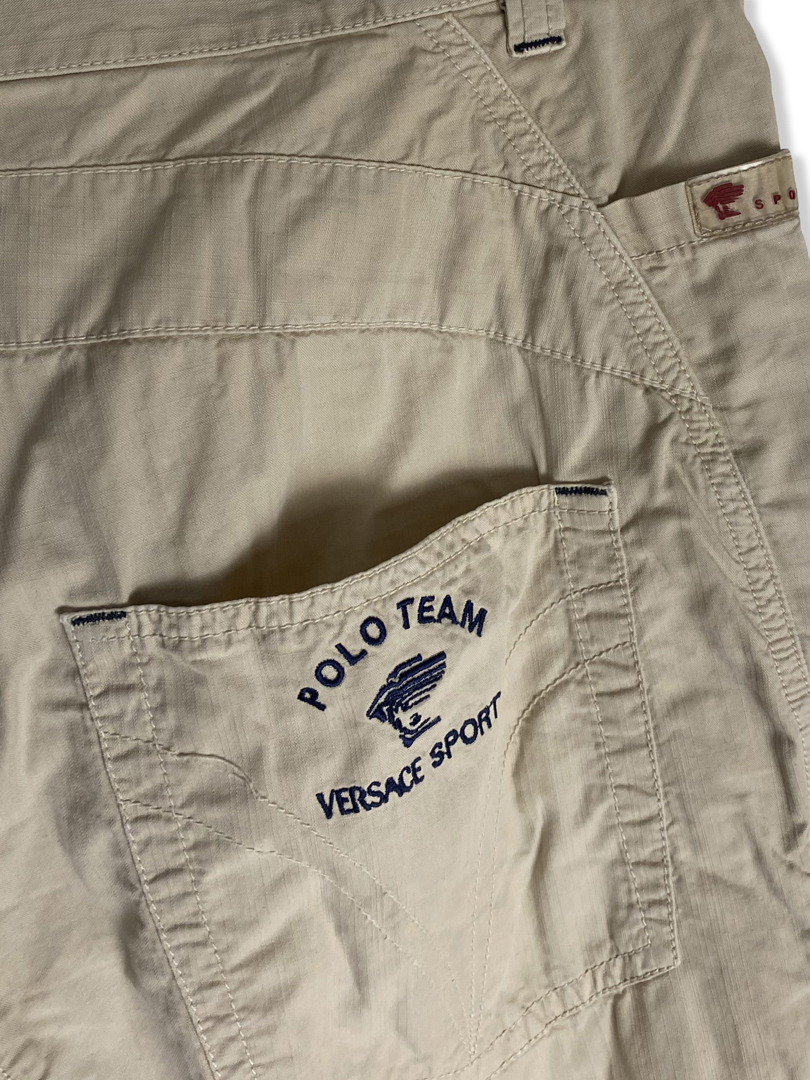 Versace Vintage VERSACE SPORT Beige Y2K Pants M445 Size US 36 / EU 52 - 14 Thumbnail