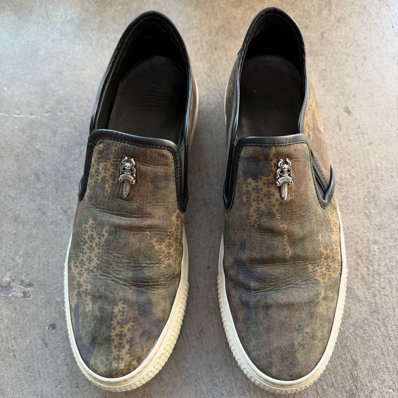 Chrome Hearts 41EU Chrome Hearts Dagger Camo Slip Ons Size US 8 / EU 41 - 4 Thumbnail