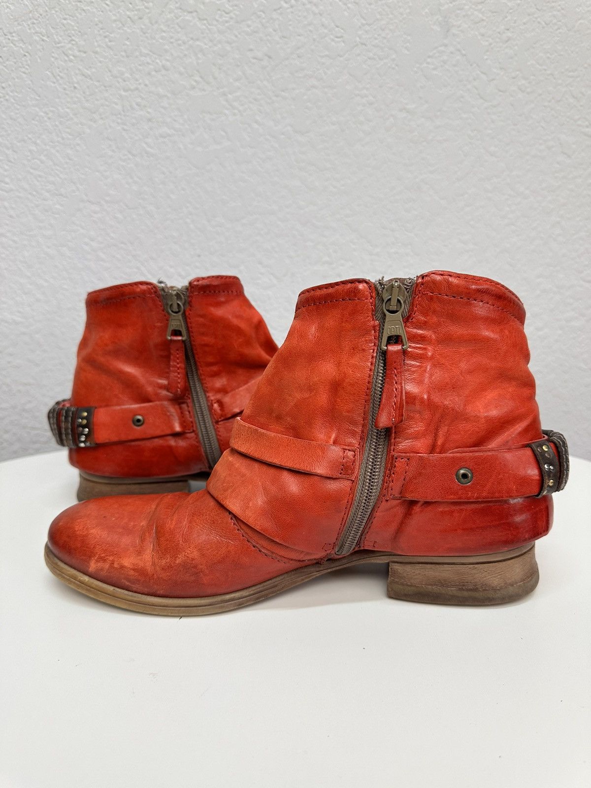 RARE LEATHER BOOTS RICK OWENS STYLE AVANT-GARDE SUIDE Guidi