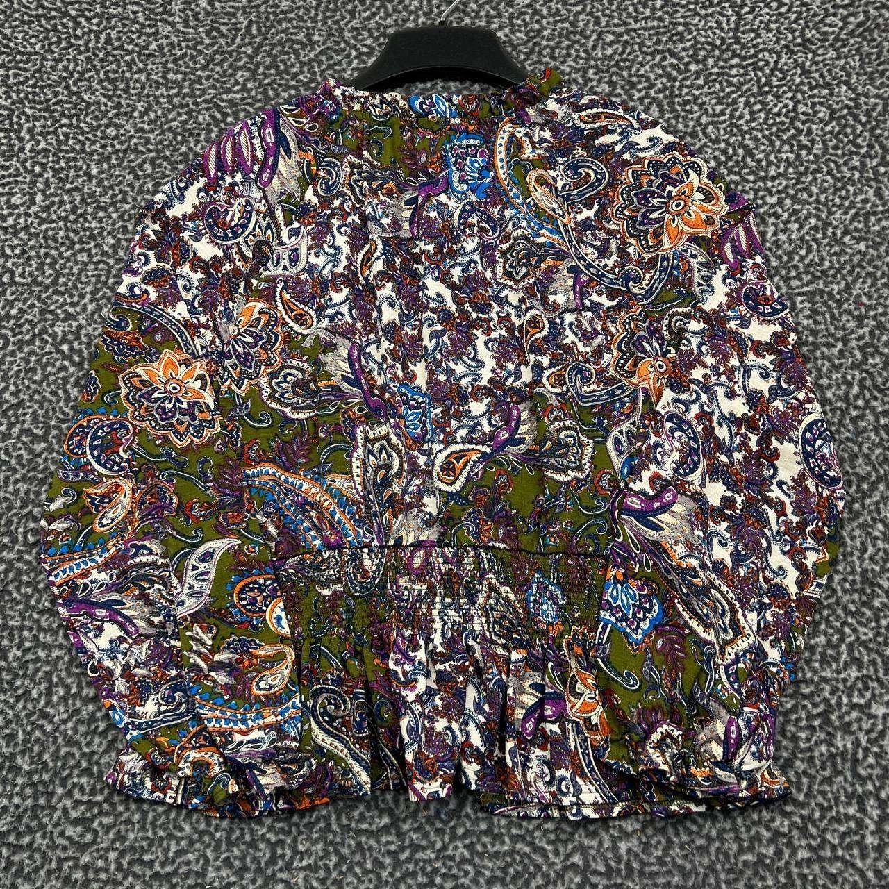 Other Melloday Blouse Women Paisley Long Sleeve Elastic Waist M Size M / US 6-8 / IT 42-44 - 2 Thumbnail