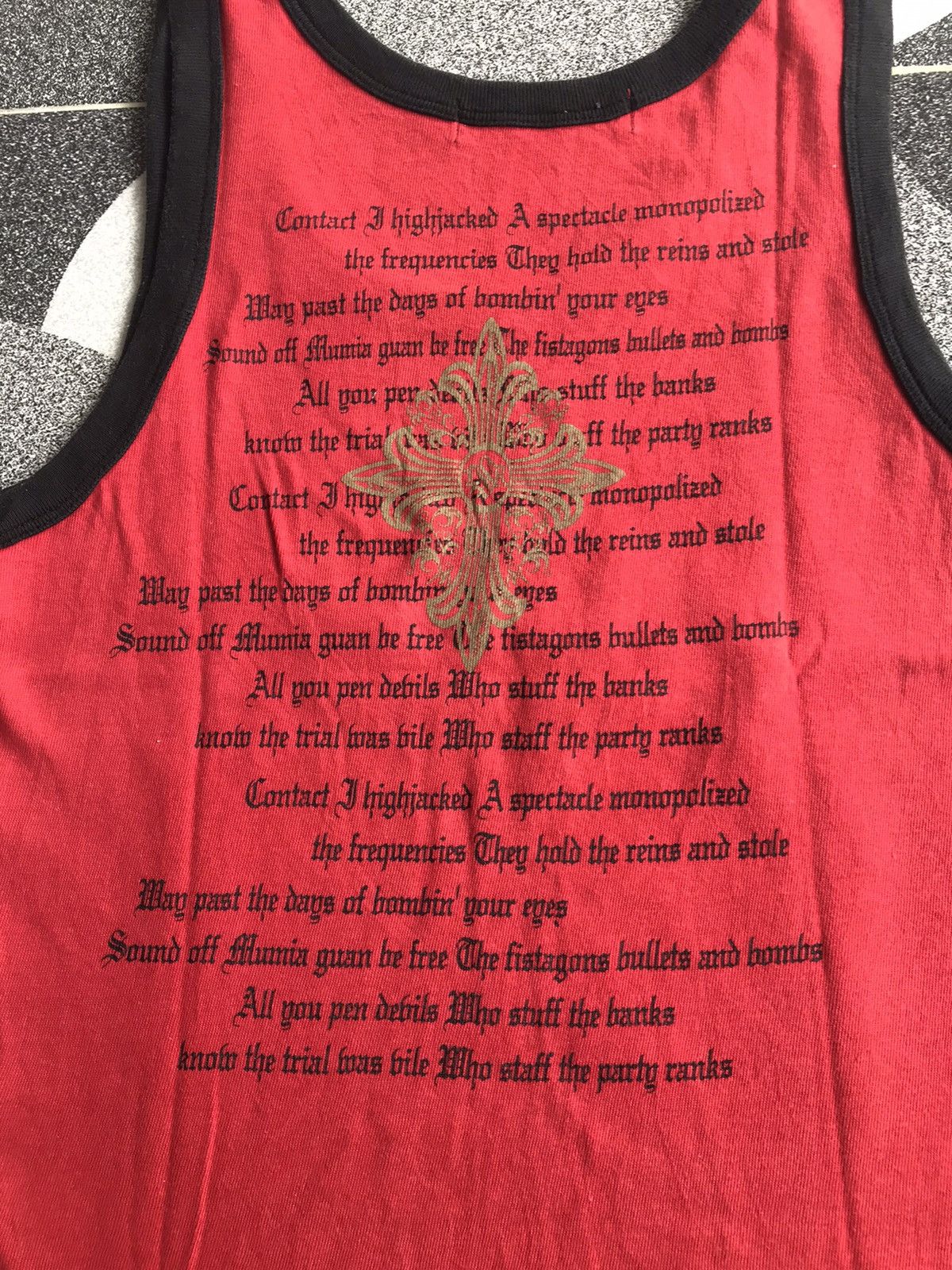 14th Addiction Y2K Craps Poem Tanktop Size US M / EU 48-50 / 2 - 4 Thumbnail